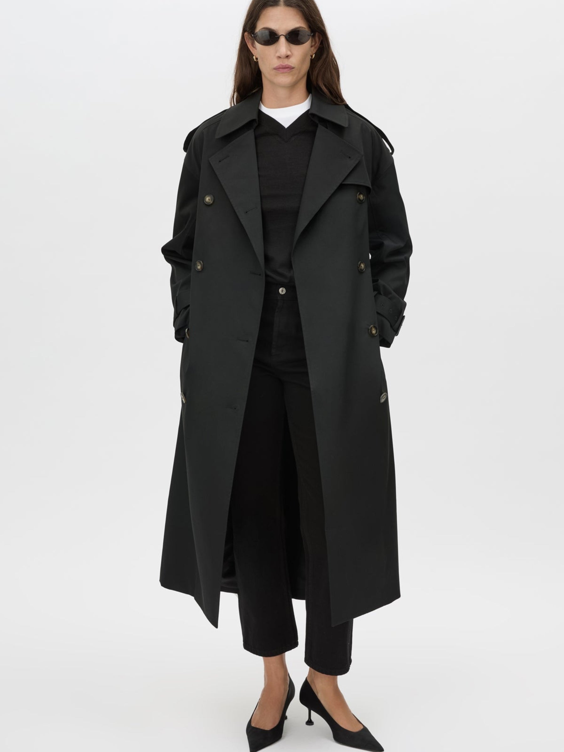 Camilla and Marc | Evans Classic Trench Coat in Black