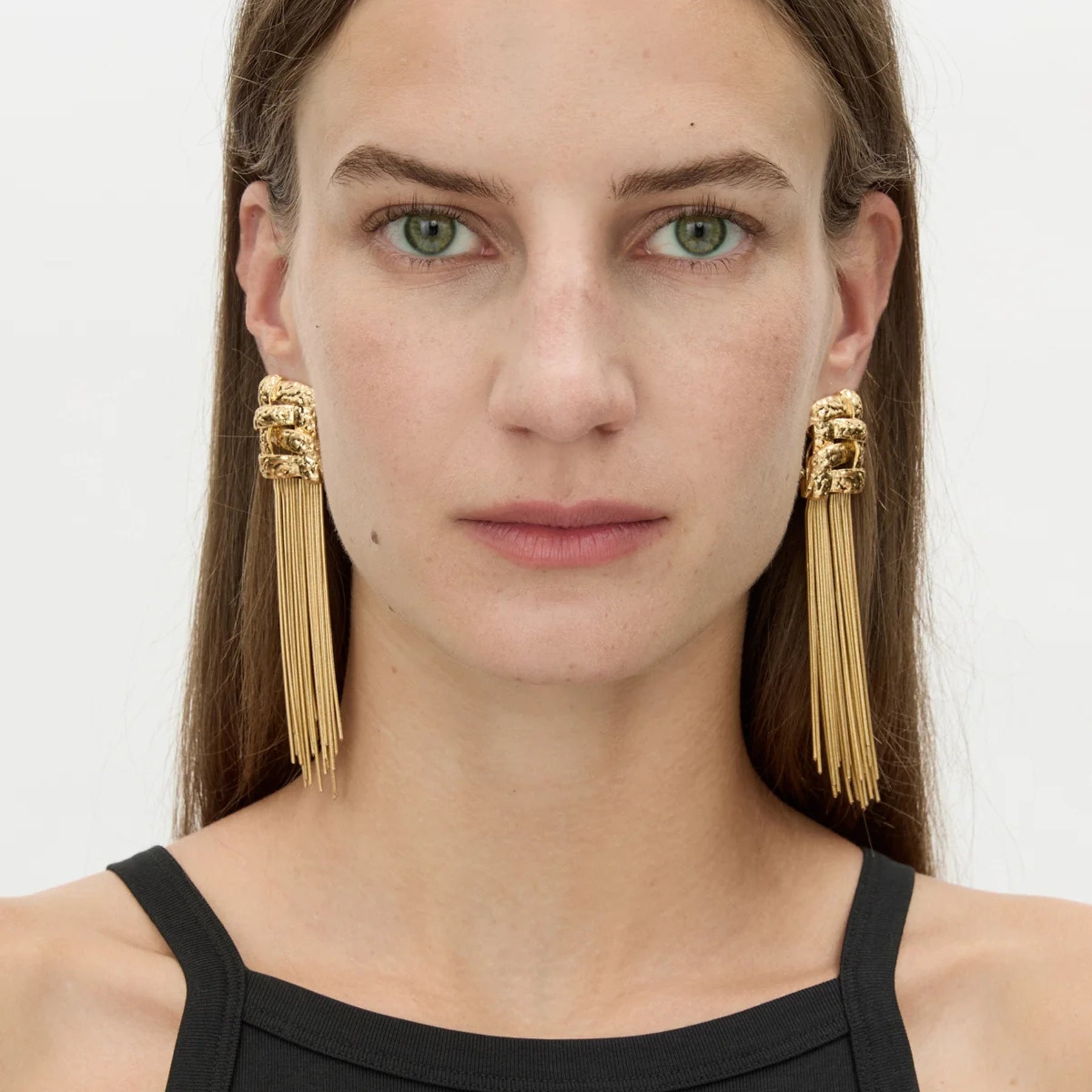 Camilla and Marc Gold Kinsley Tassel Earrings