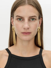 Camilla and Marc Gold Kinsley Tassel Earrings