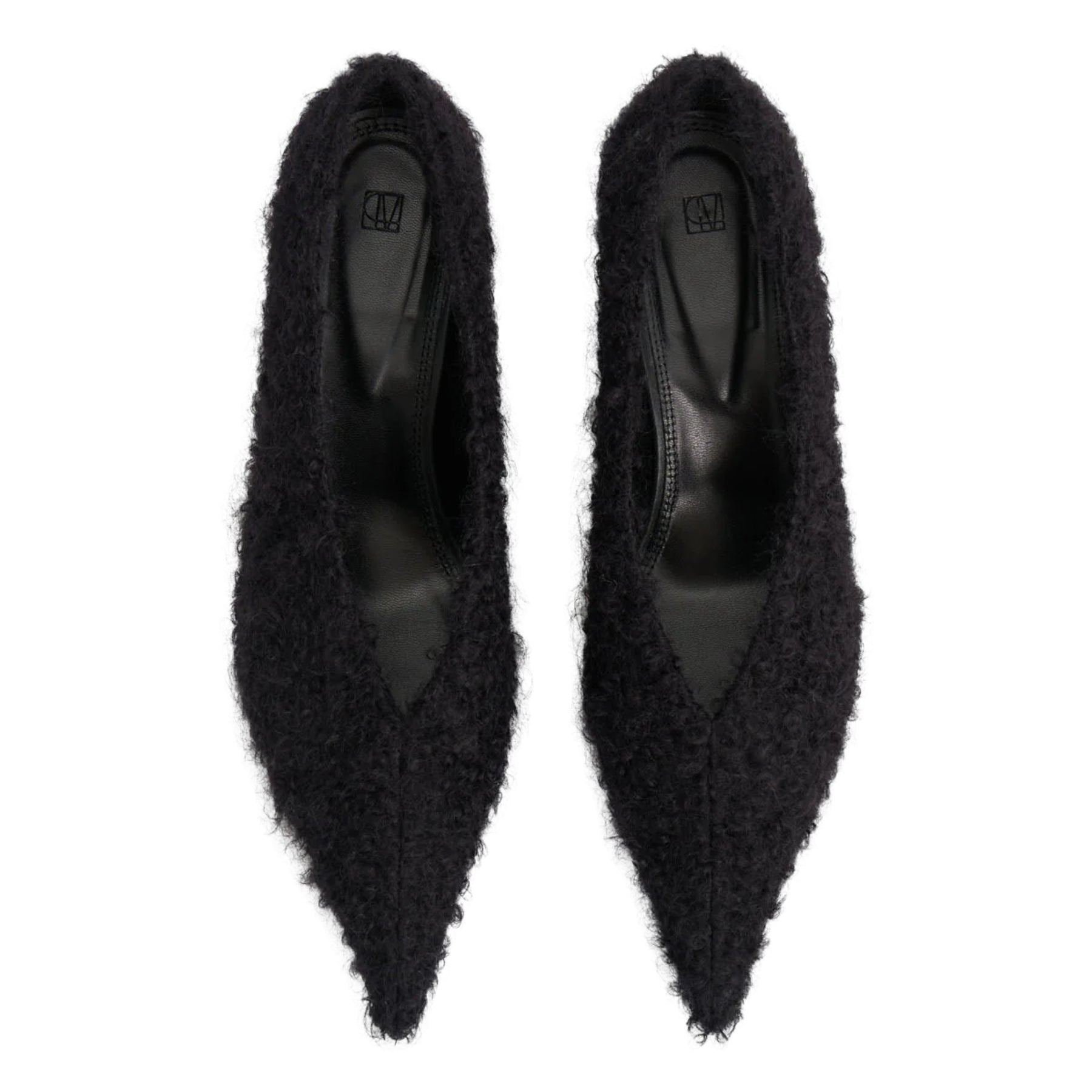 CAMILLA AND MARC | Rhys Mohair Pump in Black | The UNDONE