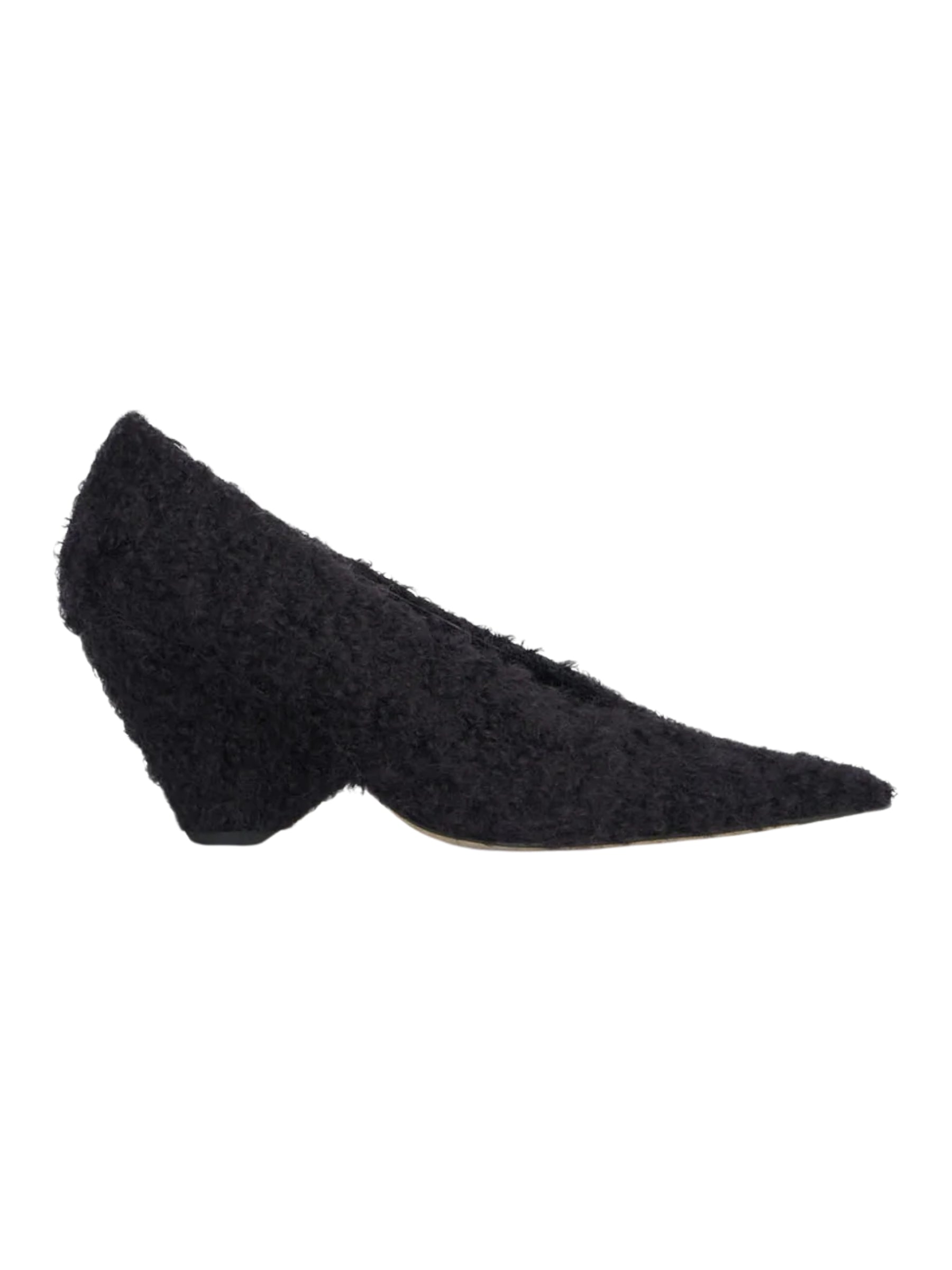 CAMILLA AND MARC | Rhys Mohair Pump in Black | The UNDONE