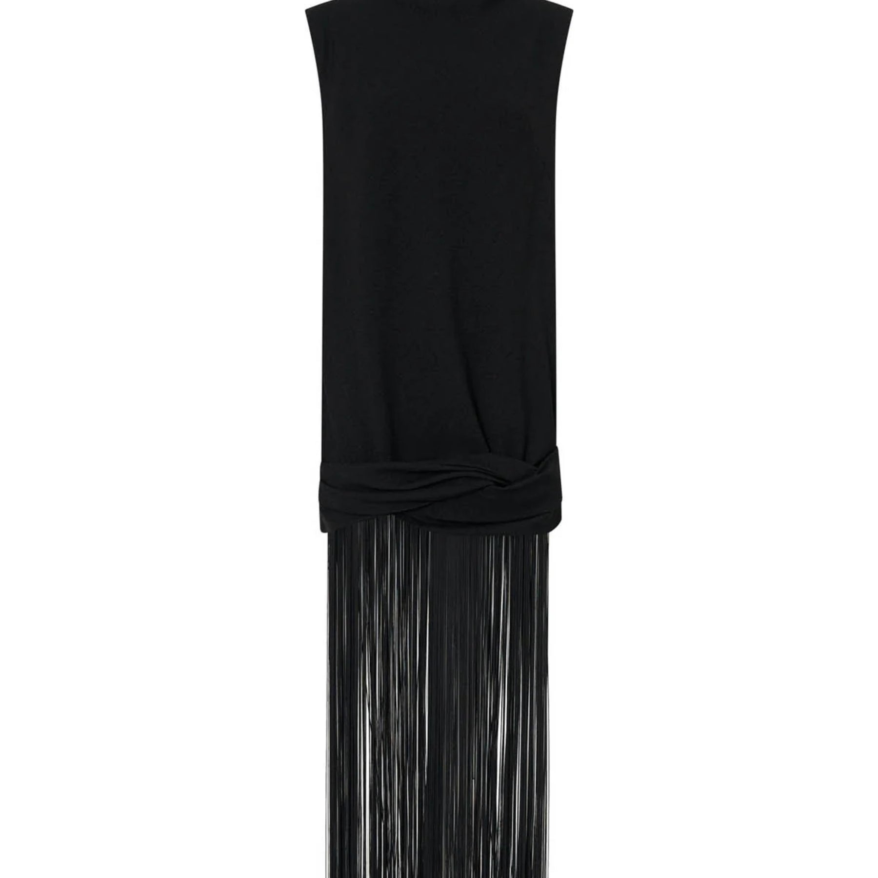 Camilla and Marc Black Starling Fringe Dress
