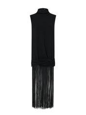 Camilla and Marc Black Starling Fringe Dress