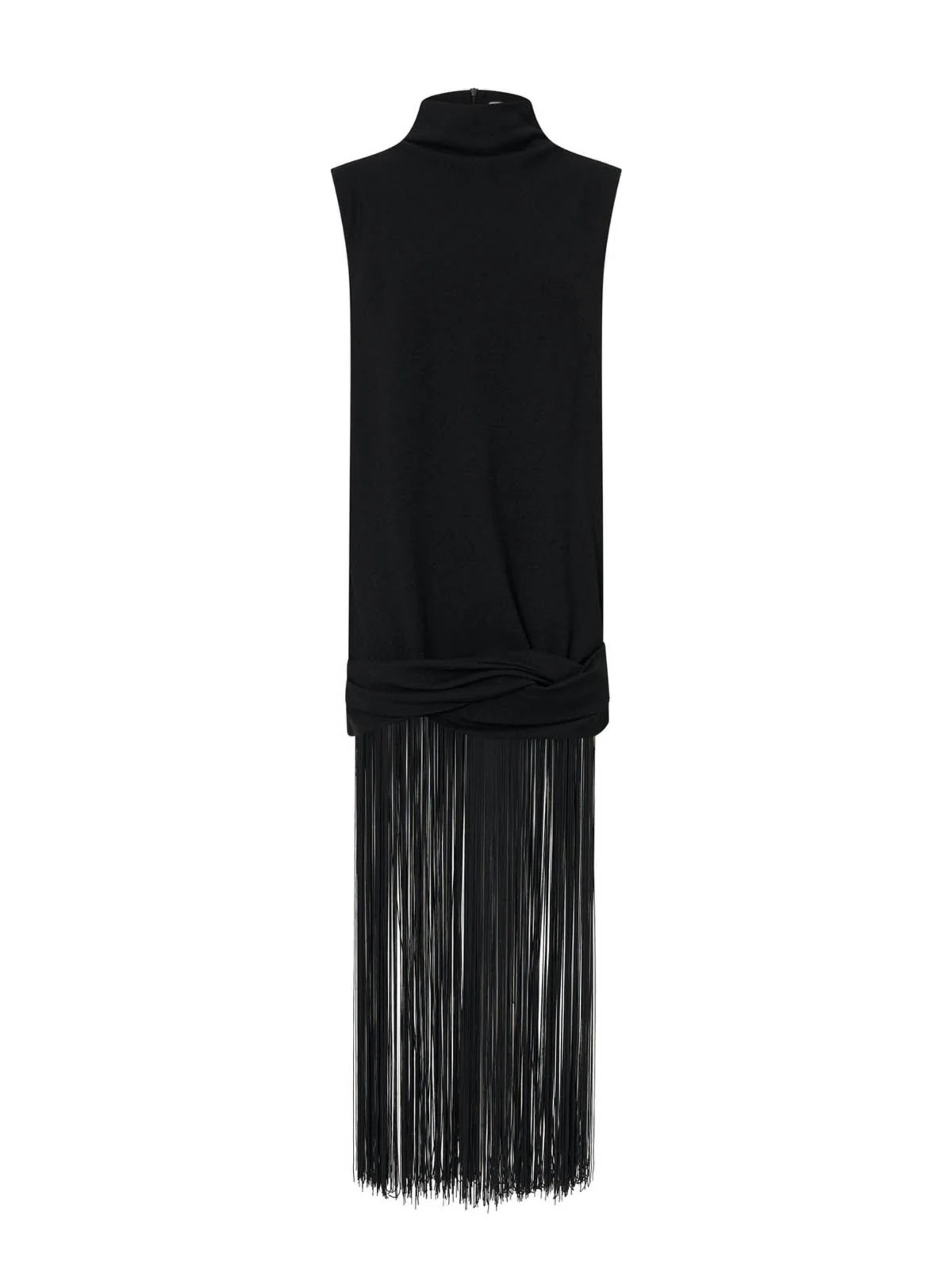 Camilla and Marc Black Starling Fringe Dress