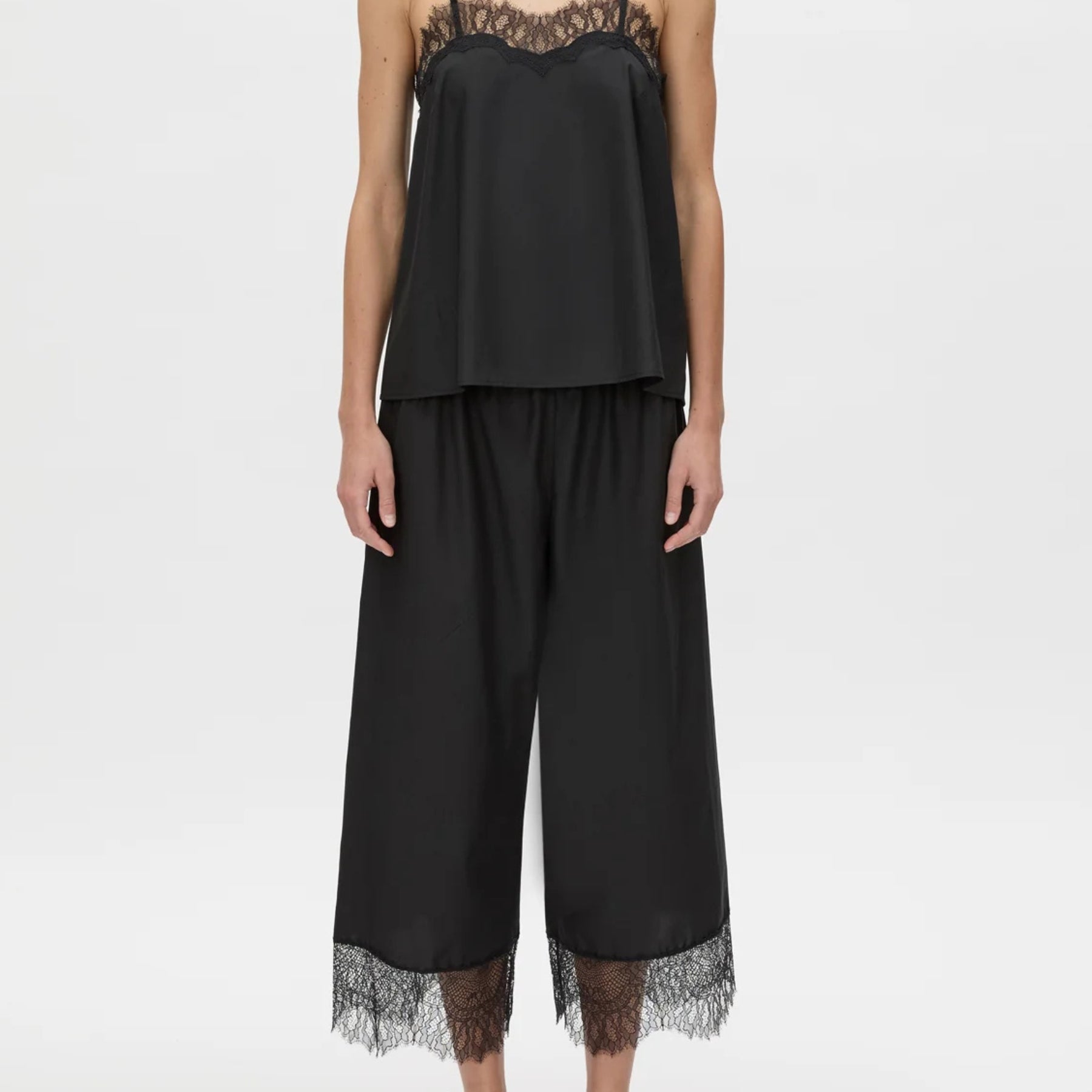 Camilla and Marc Lira Black Lace Pants