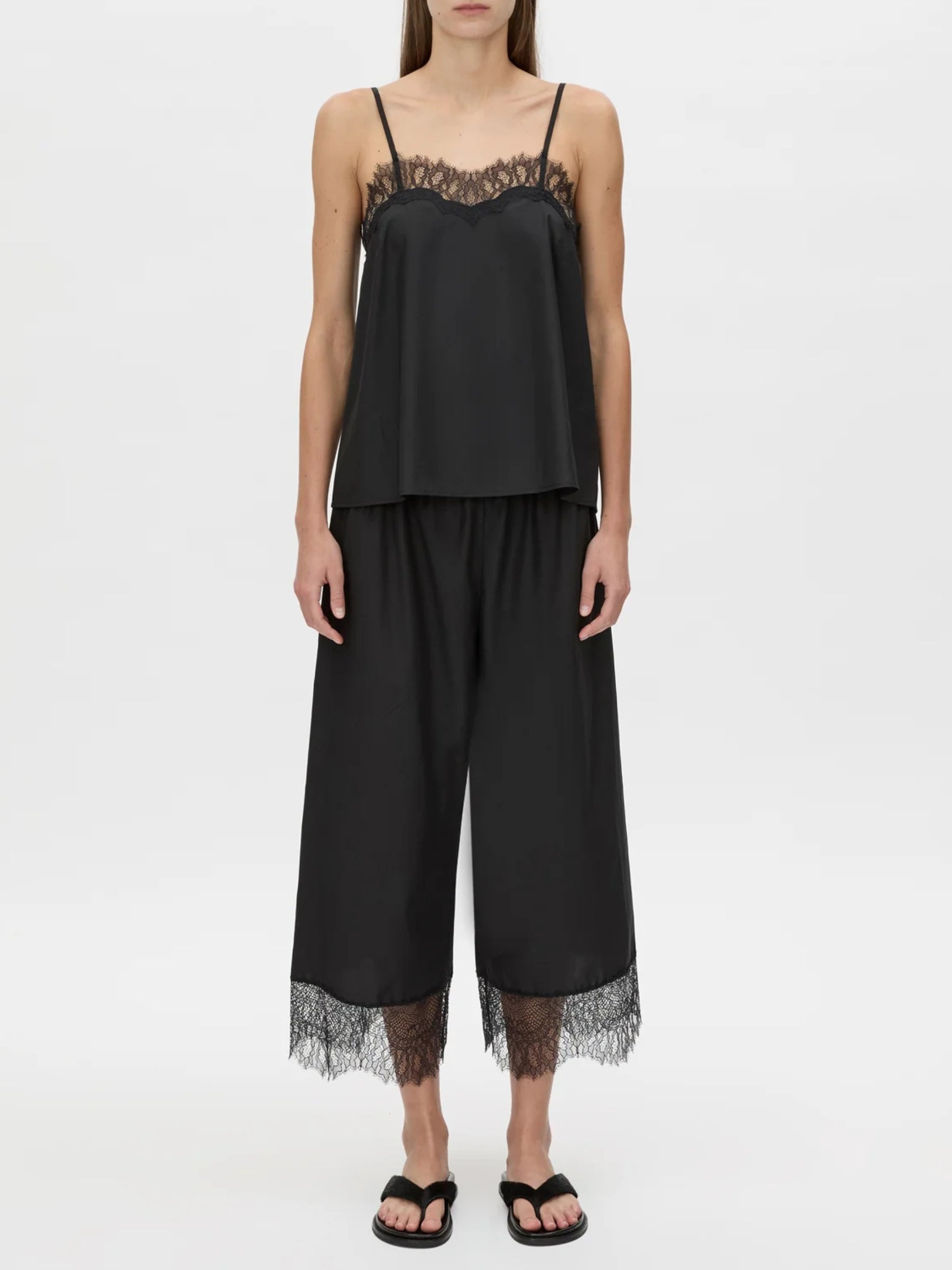Camilla and Marc Lira Black Lace Pants