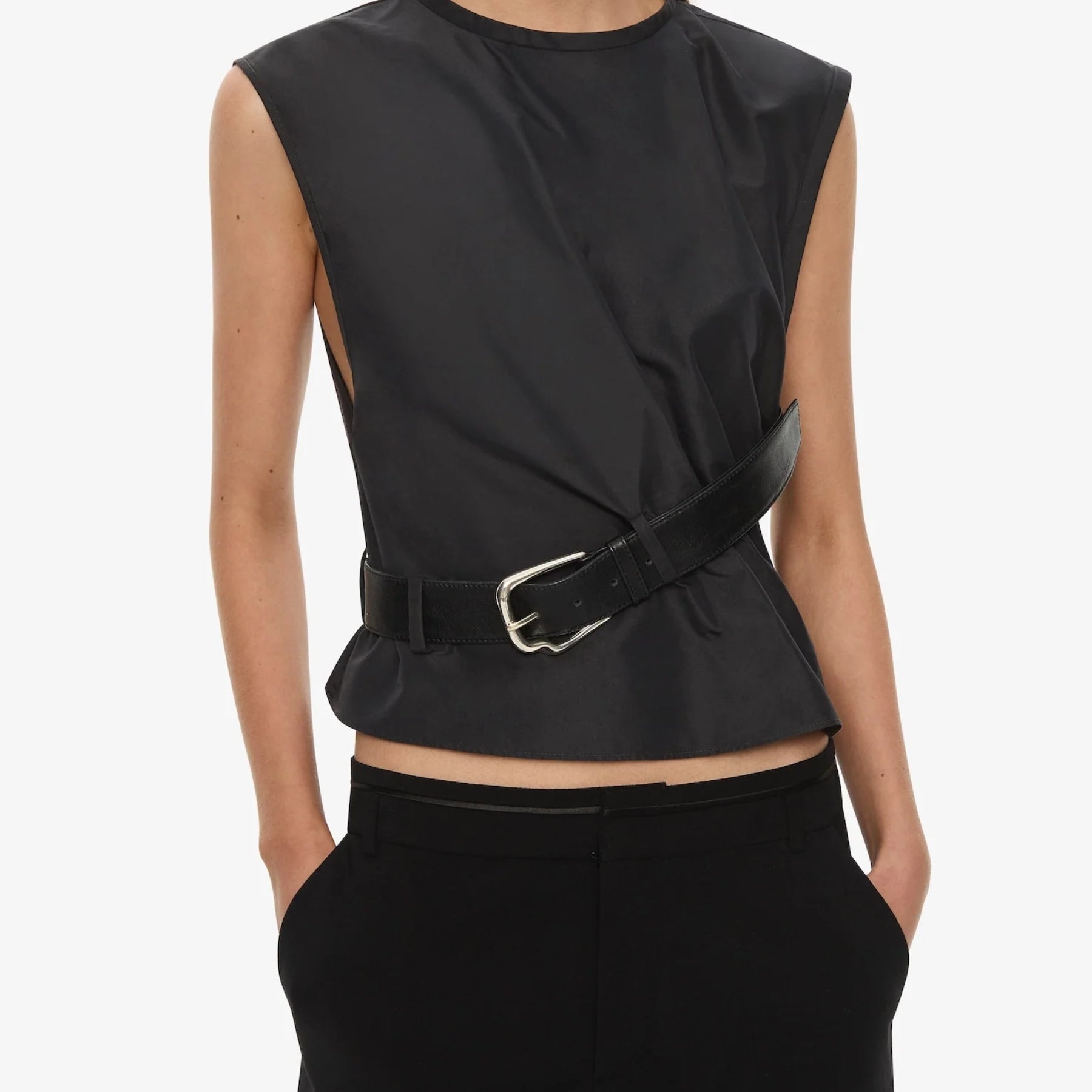 Christopher Esber Locus Belted Taffita Tank
