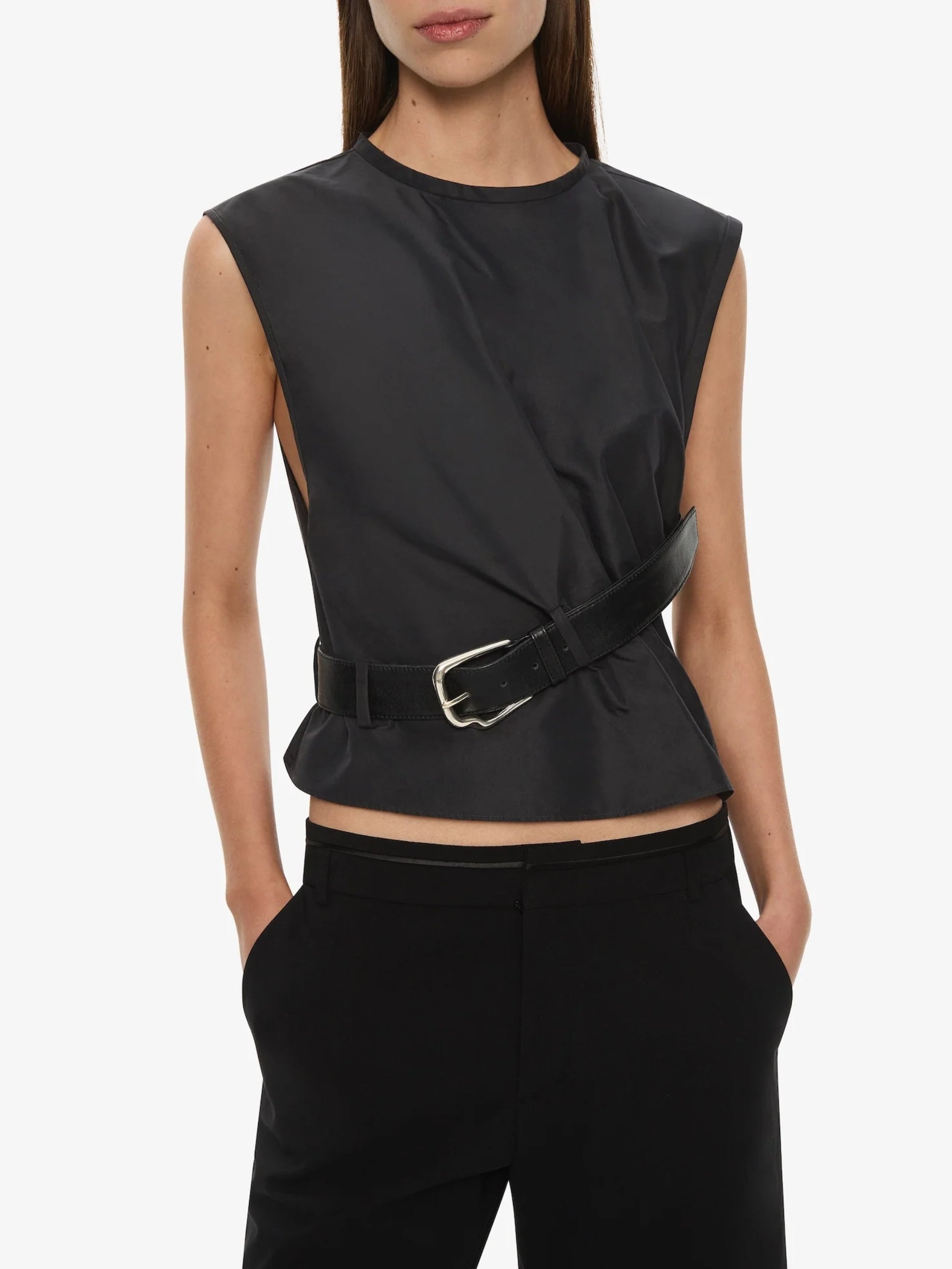 Christopher Esber Locus Belted Taffita Tank