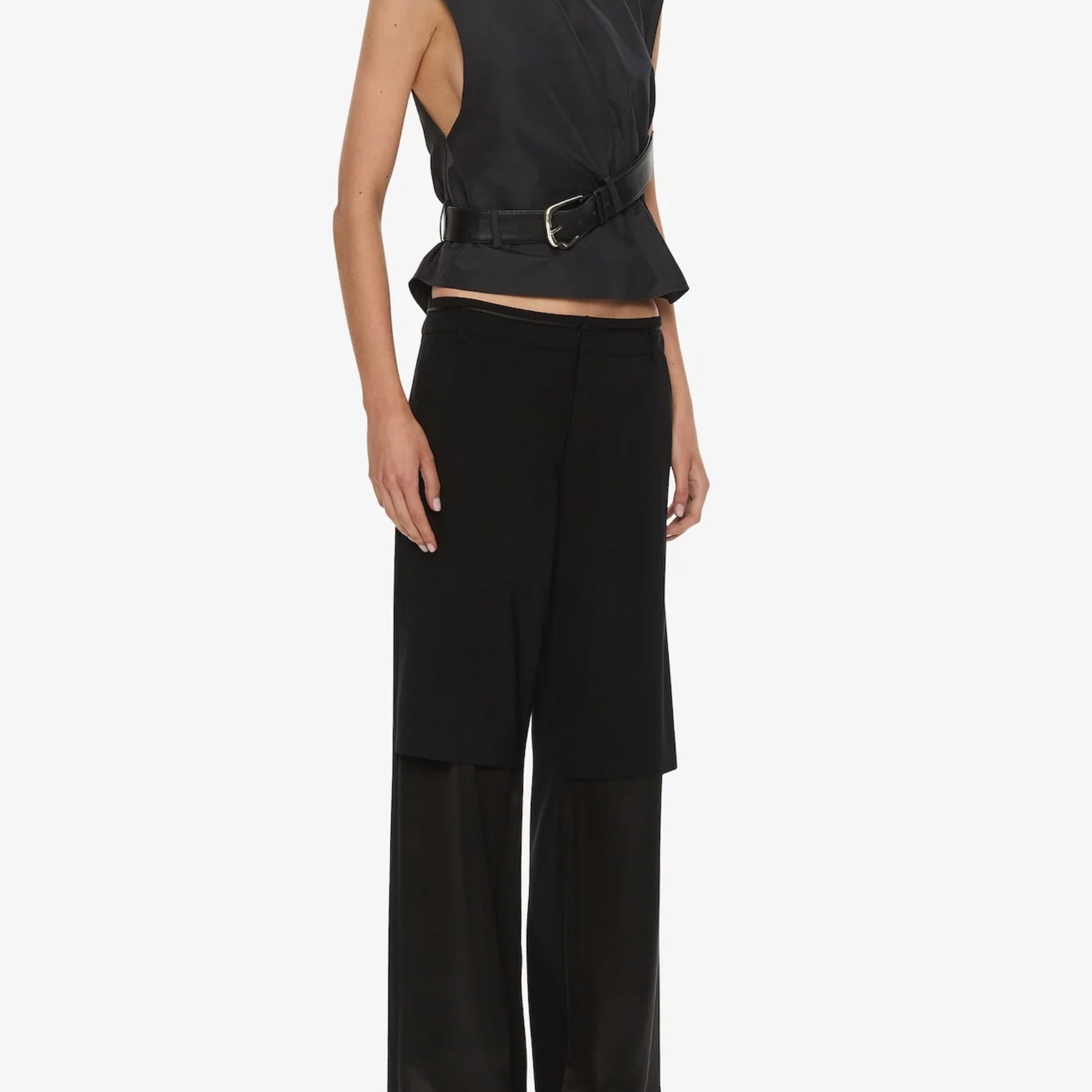 Christopher Esber Locus Belted Taffita Tank