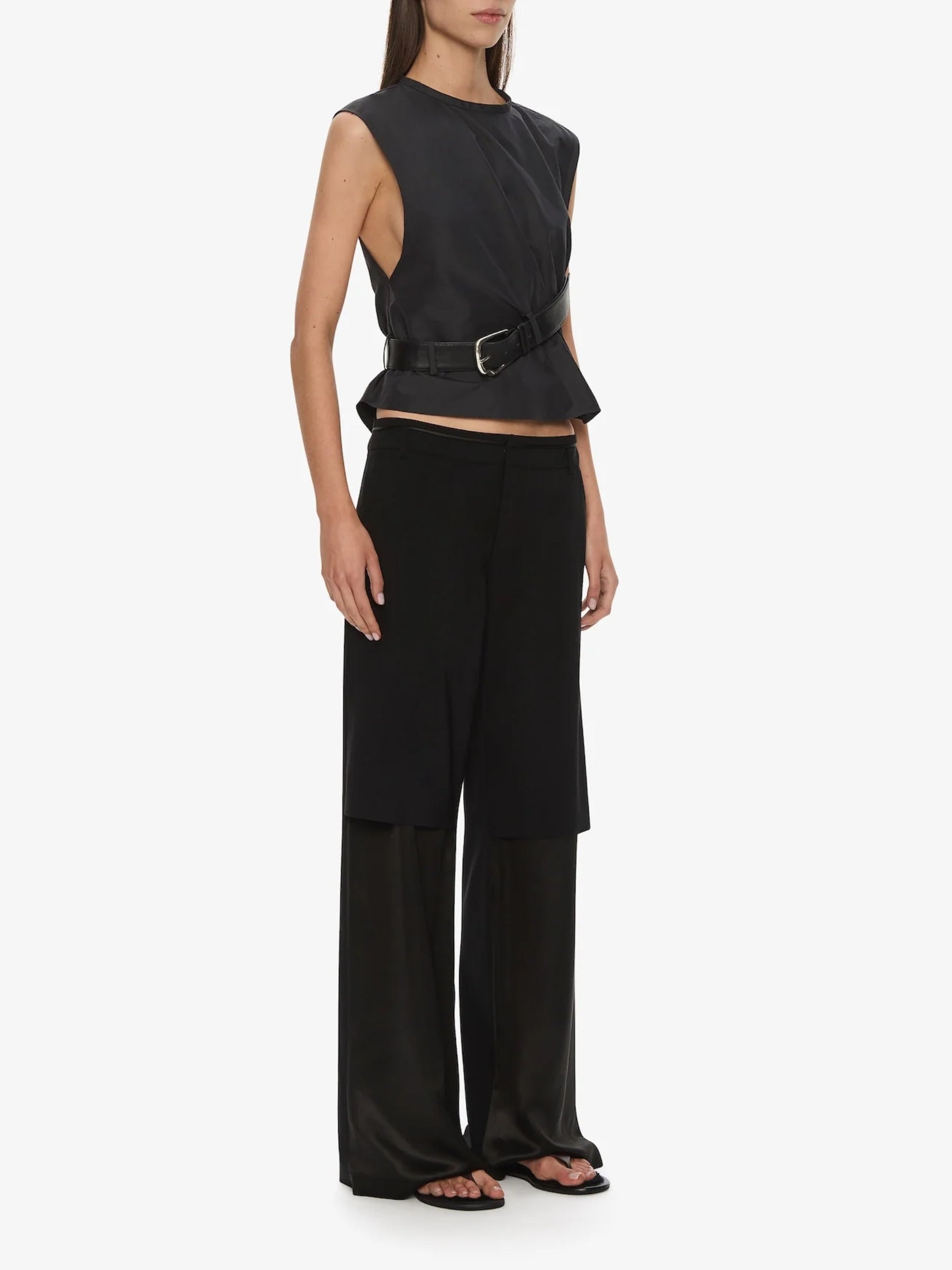 Christopher Esber Locus Belted Taffita Tank