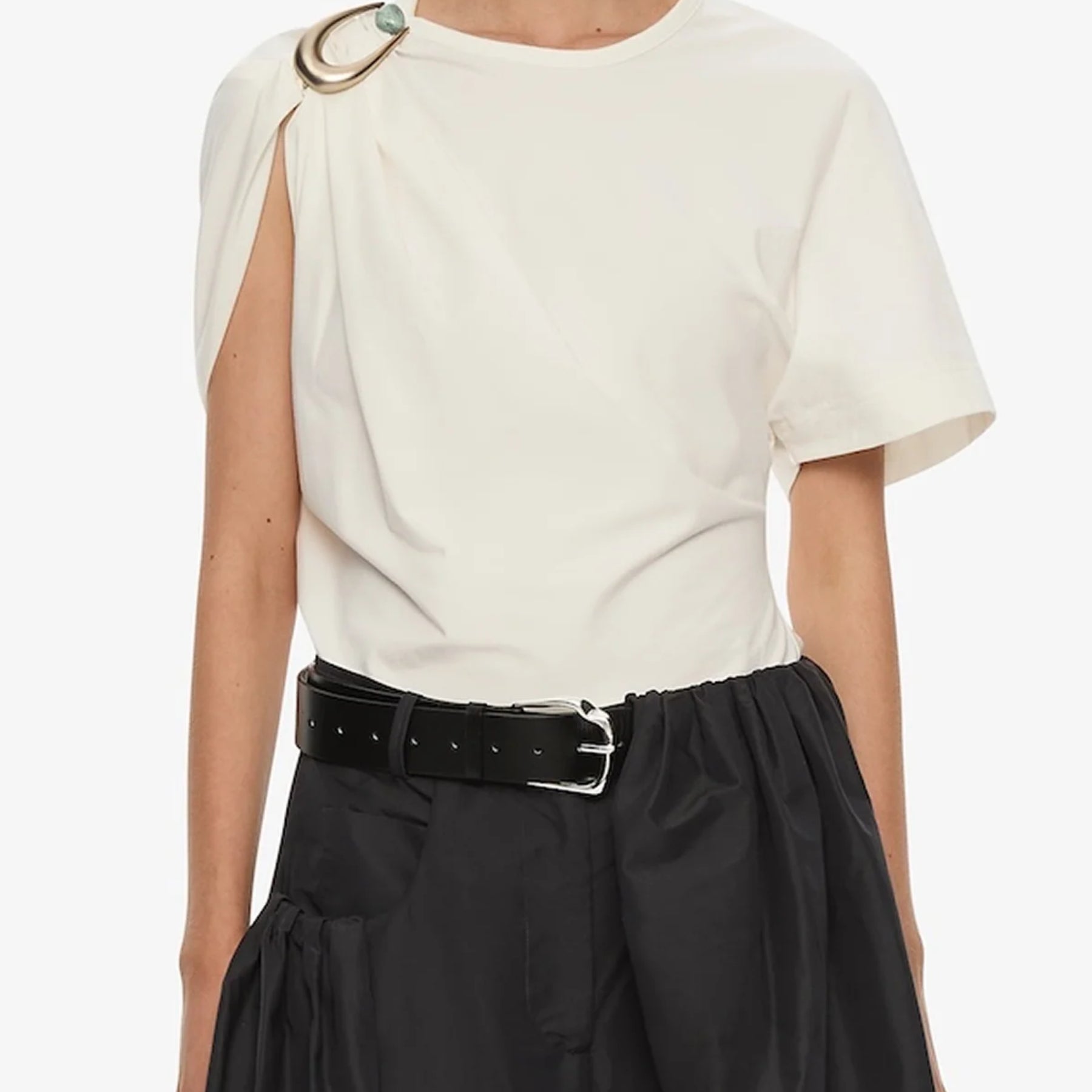 Christopher Esber Stone Pin Tee in White