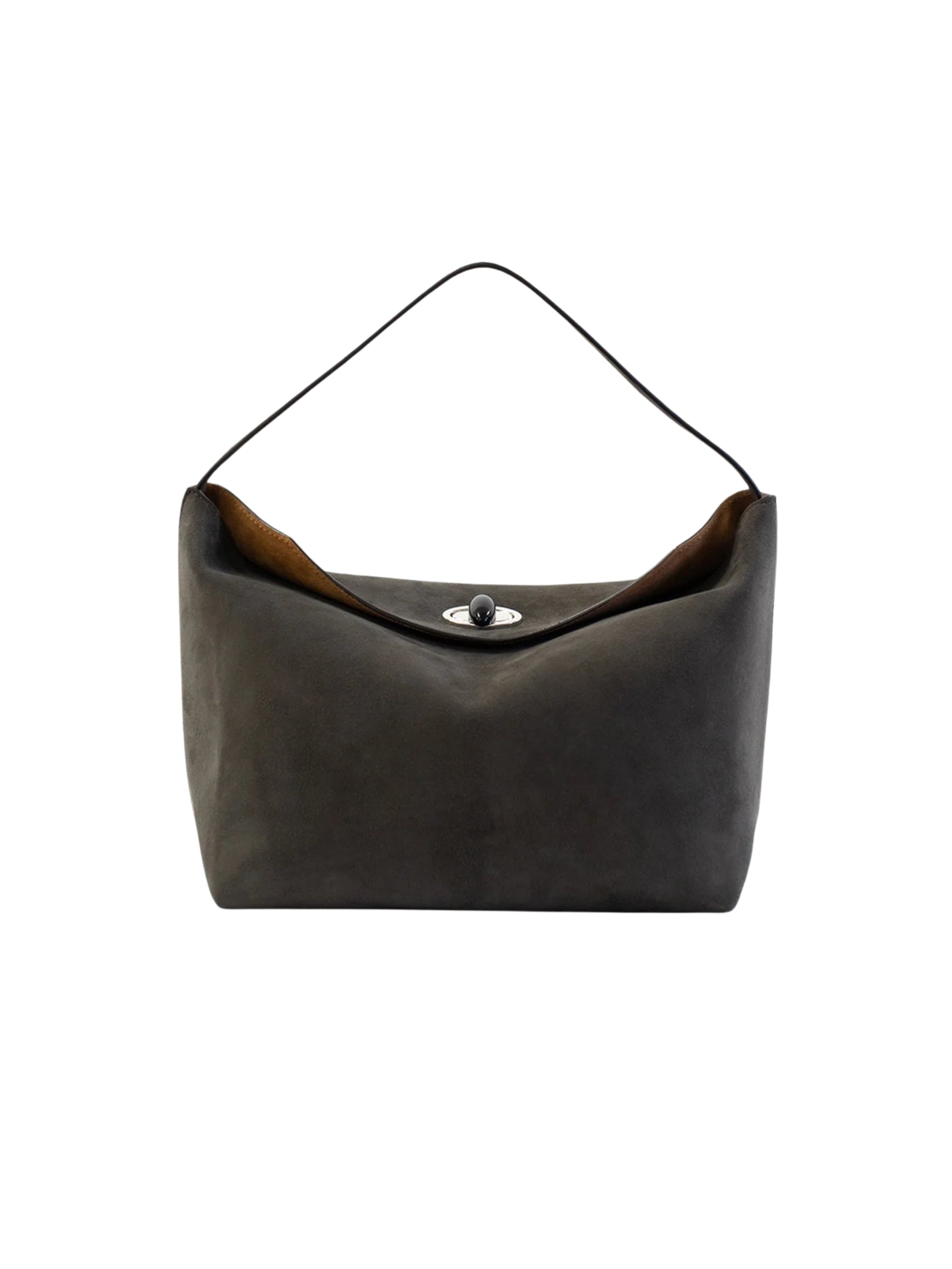 Christopher Esber | Turnlock Suede Shoulder Bag
