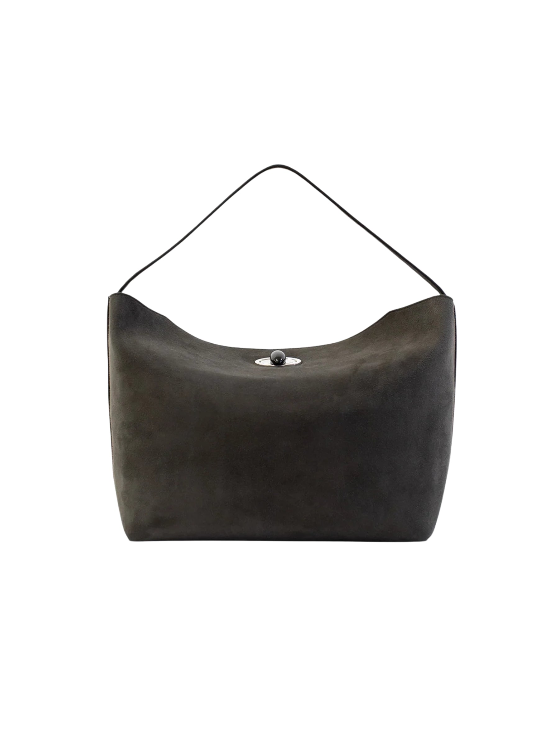Christopher Esber | Turnlock Suede Shoulder Bag