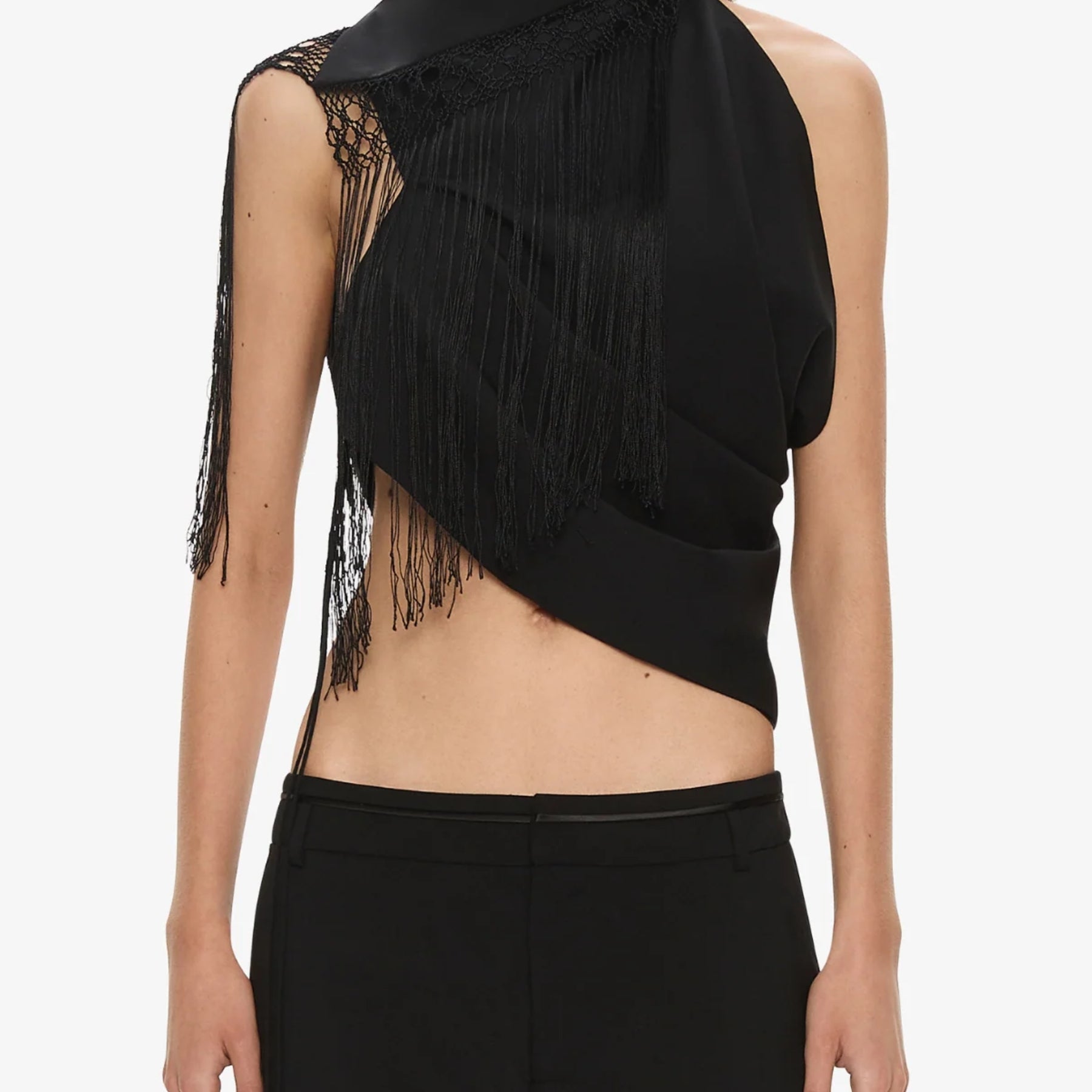 Christopher Esber Unravel Macrame Wrap Top