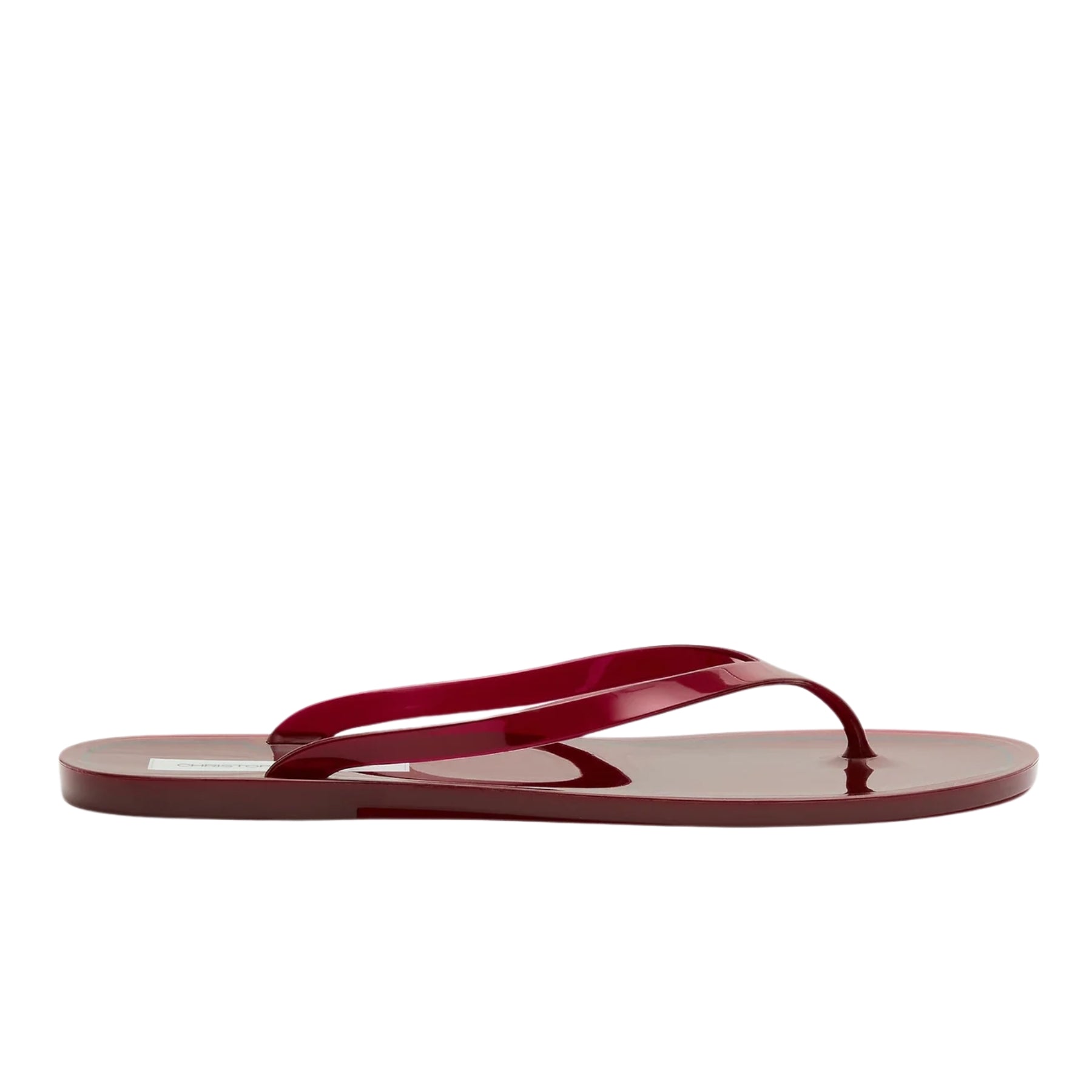 Christopher Esber Jo Flip Flop - Amaretto Red 