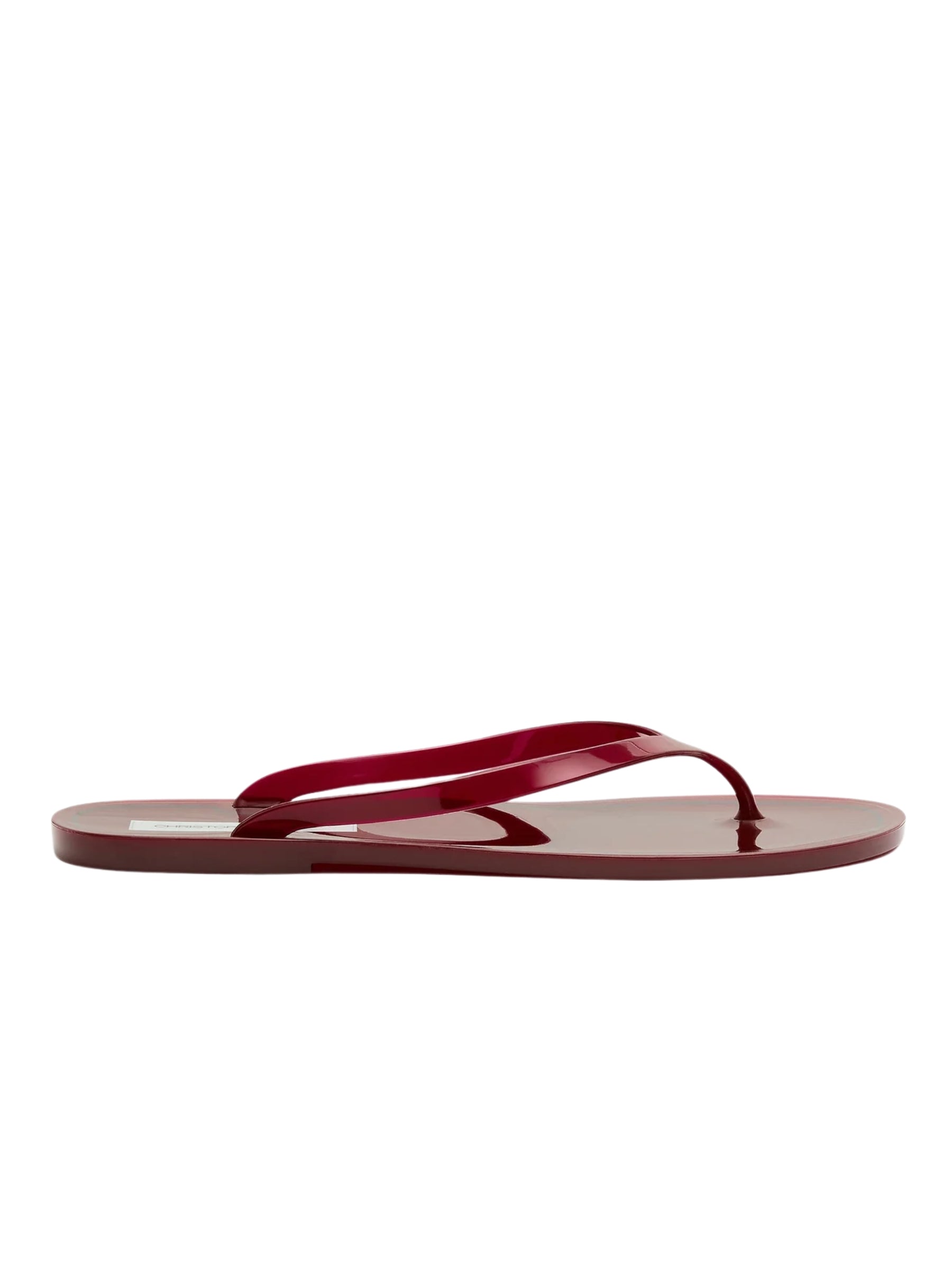 Christopher Esber Jo Flip Flop - Amaretto Red 