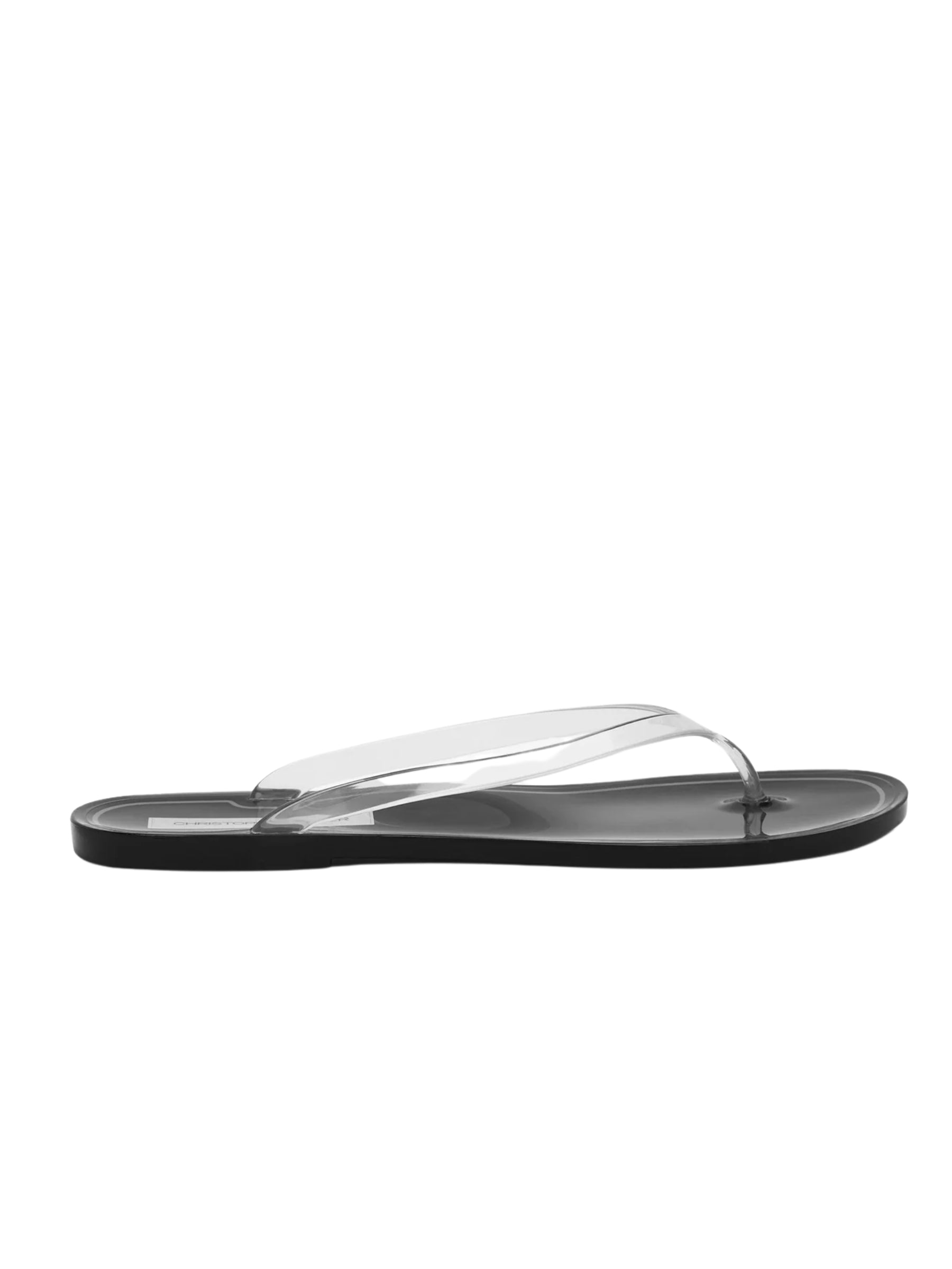 Christopher Esber Jo Flip Flop - Black Clear