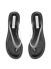 Christopher Esber Jo Flip Flop - Black Clear