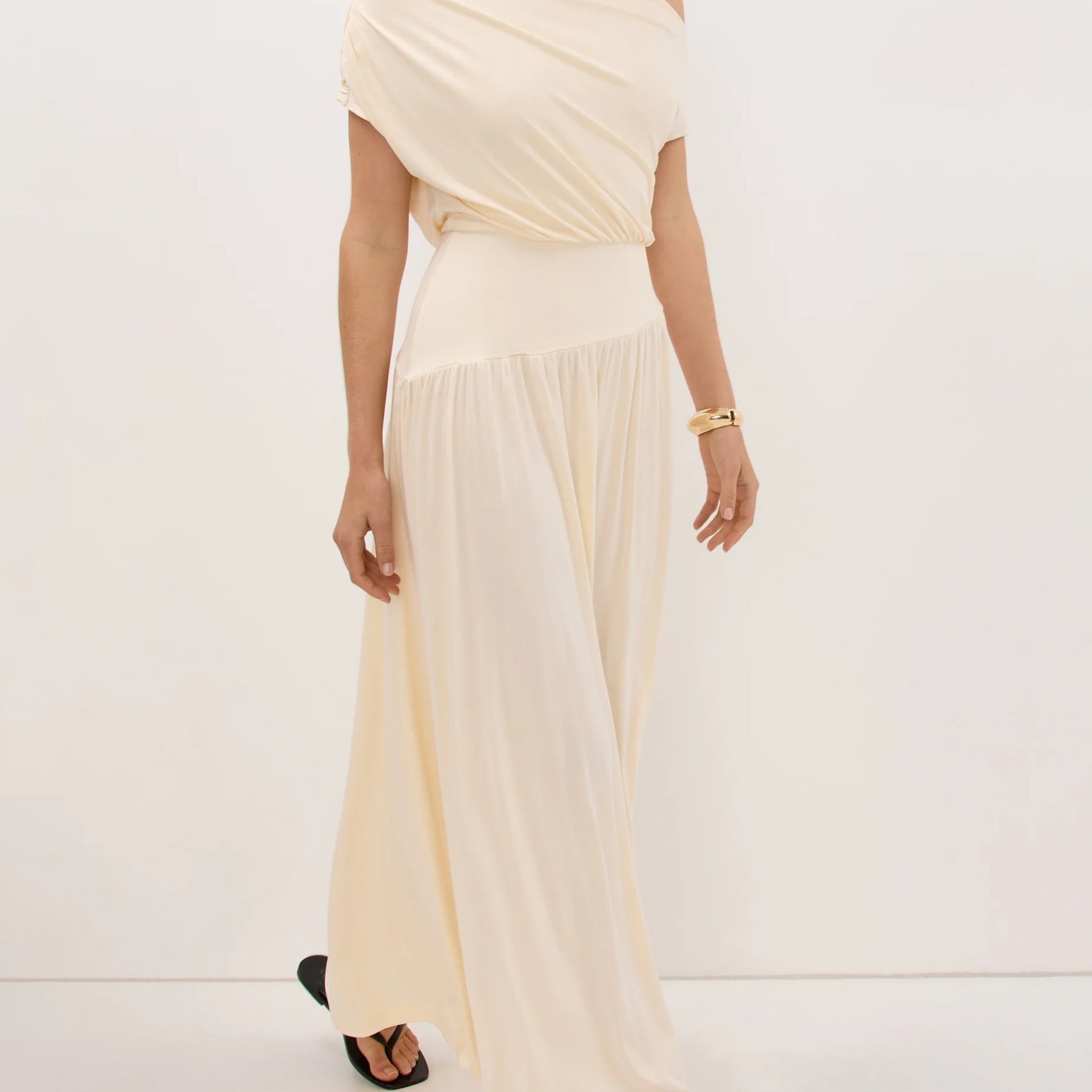 DISSH | Elsie Butter Modal Asym Maxi Dress
