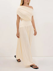 DISSH | Elsie Butter Modal Asym Maxi Dress