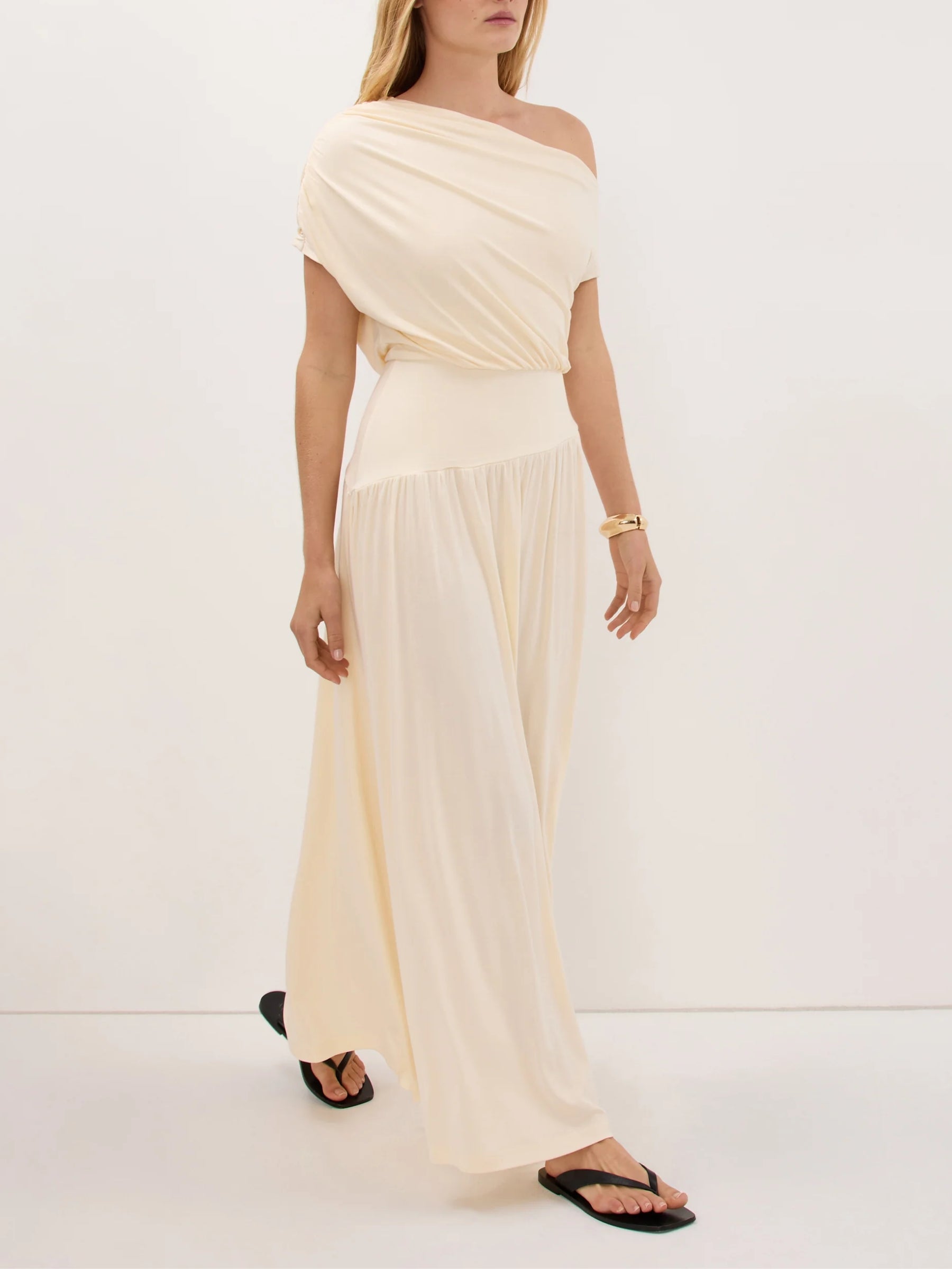DISSH | Elsie Butter Modal Asym Maxi Dress
