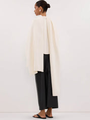 DISSH | ANDIE IVORY SCARF KNIT JUMPER