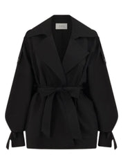DISSH | NINA BLACK LIGHTWEIGHT MINI TRENCH