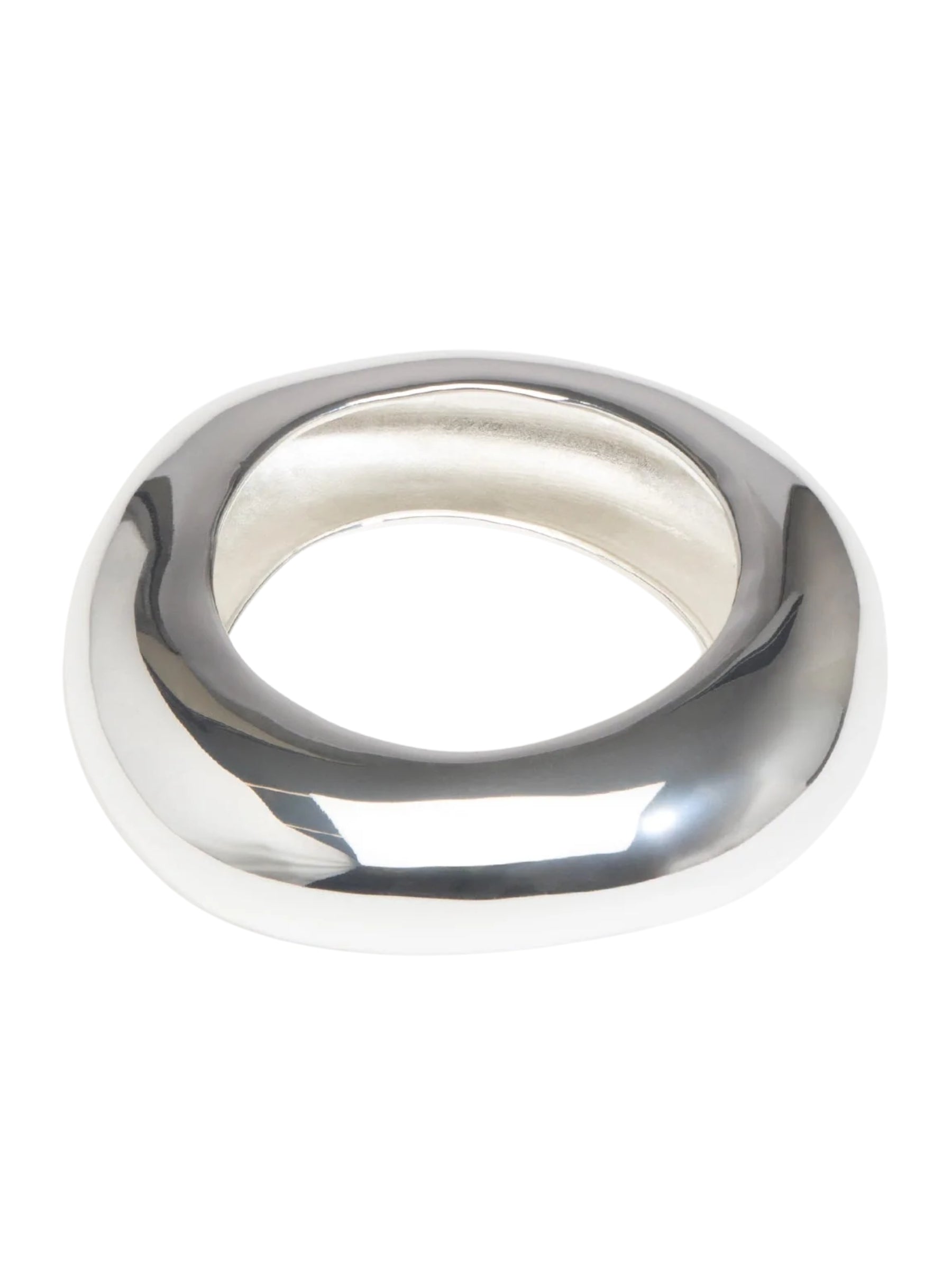 Dinosaur Designs | Large Drift Bangle in Silver