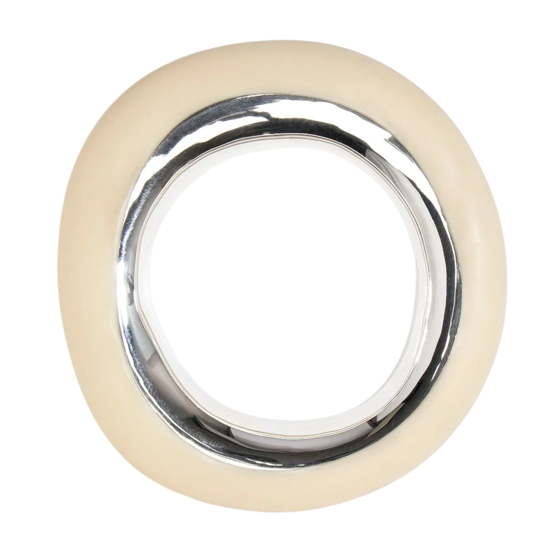 Dinosaur Designs | Medium Drift Duo Bangle in Cream