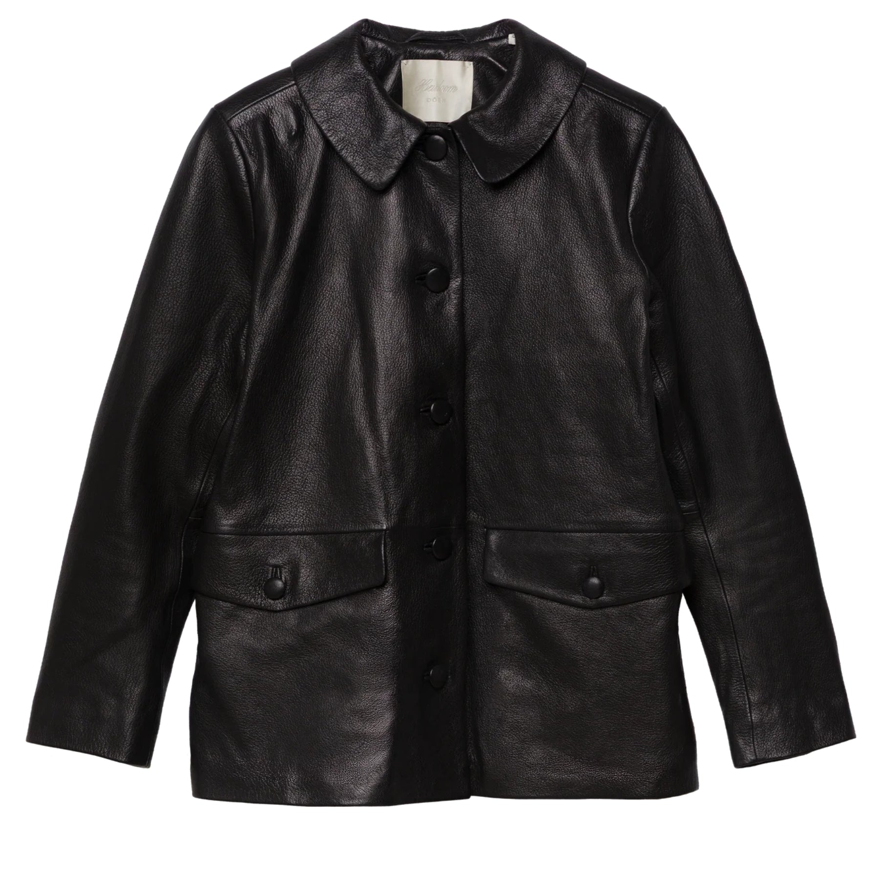 Doen | Nico Black Leather Jacket | The UNDONE