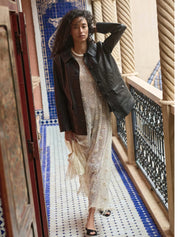 Doen | Nico Black Leather Jacket | The UNDONE