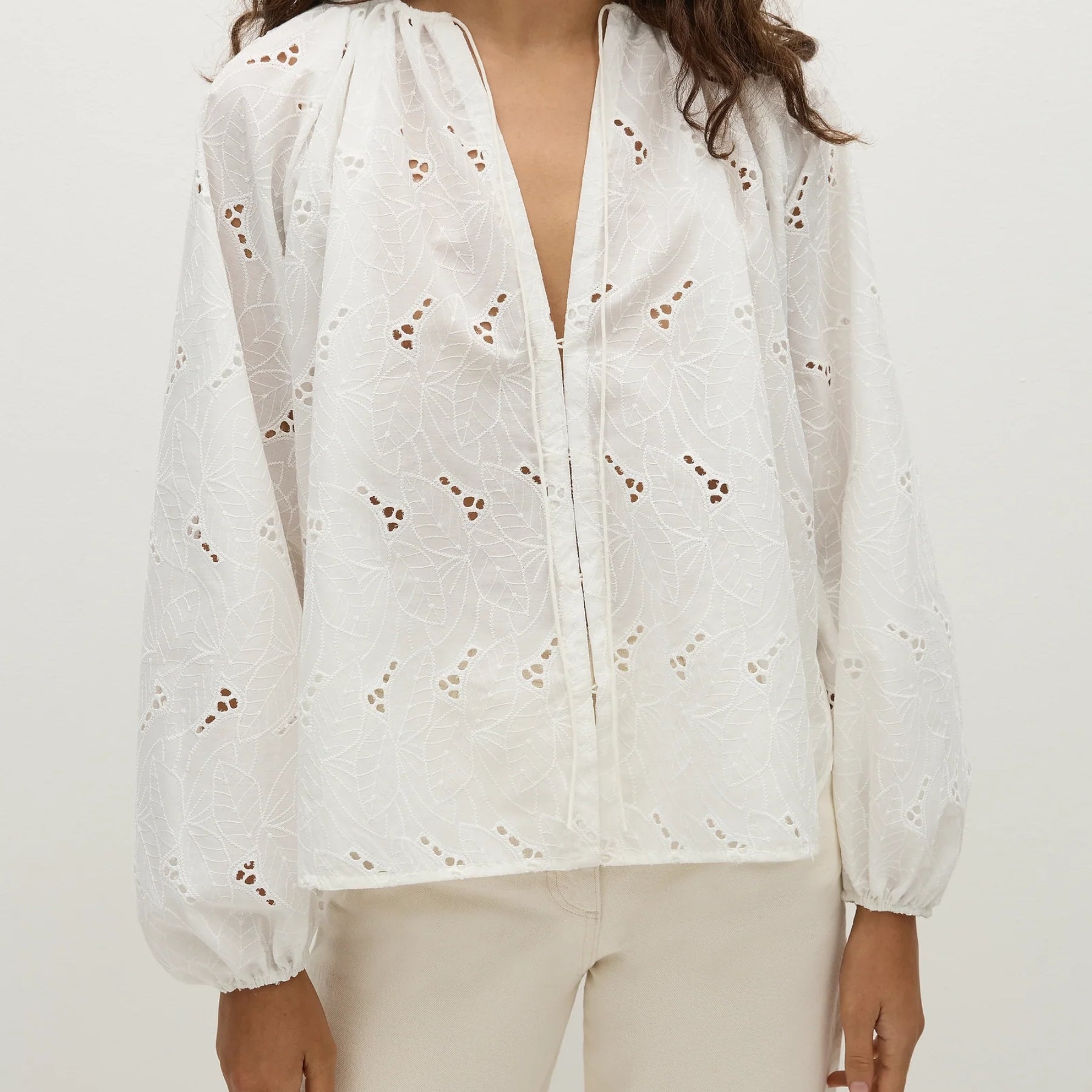 Faithfull | Thora Blouse Birgitta Broderie Anglaise