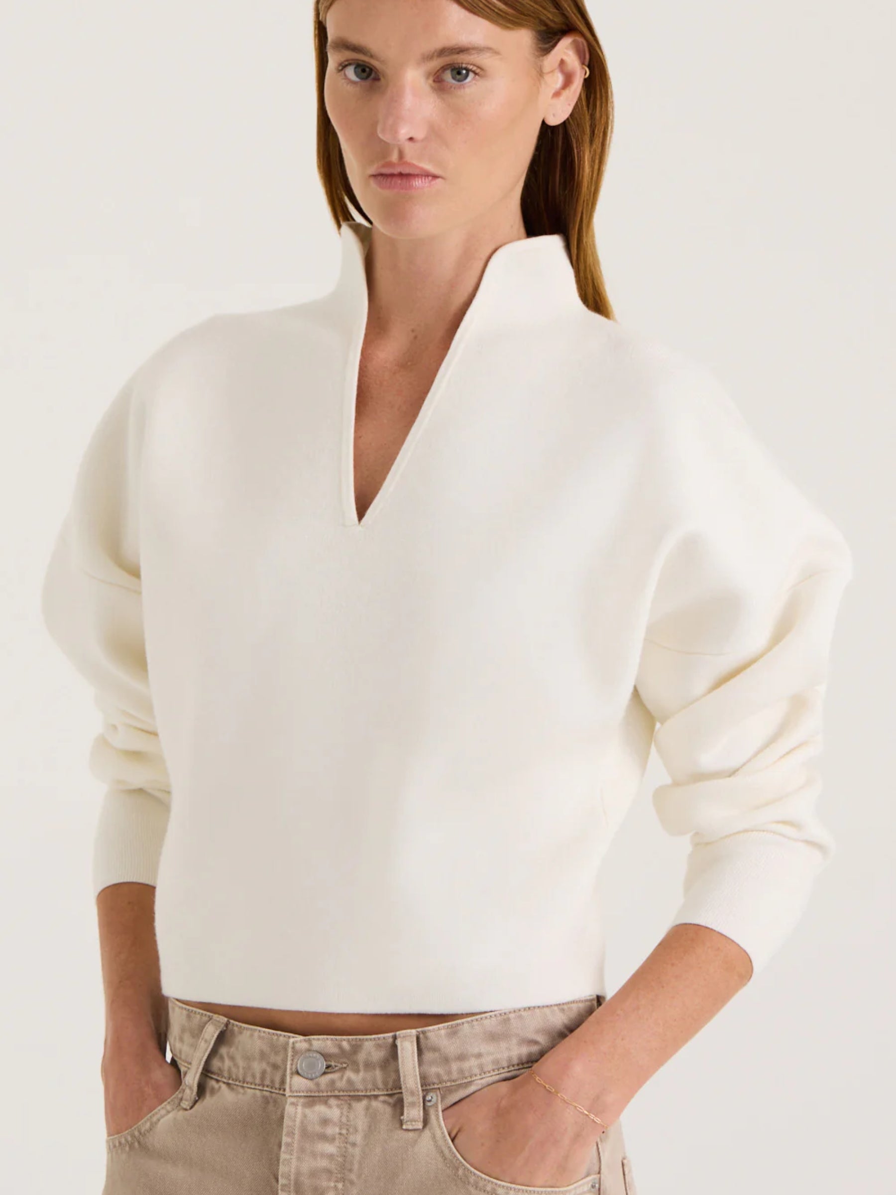 HENNE | Gwen V-Neck Knit Jumper