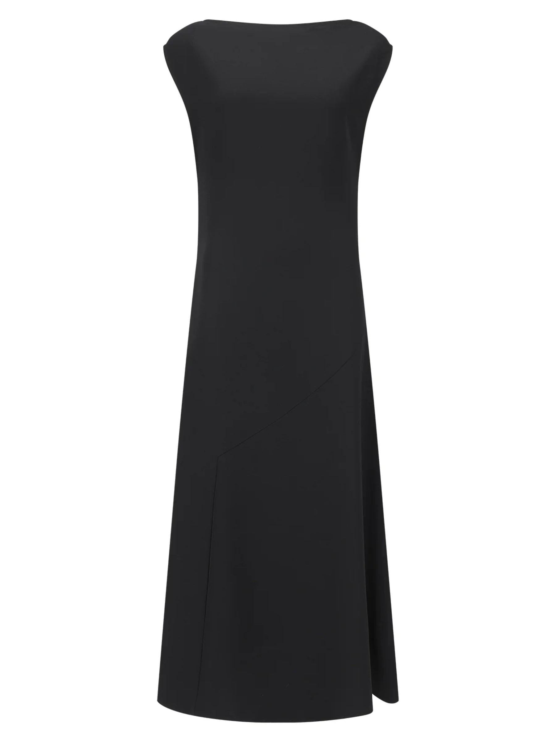Harris Tapper Sofie Dress in Drape Suiting - Black