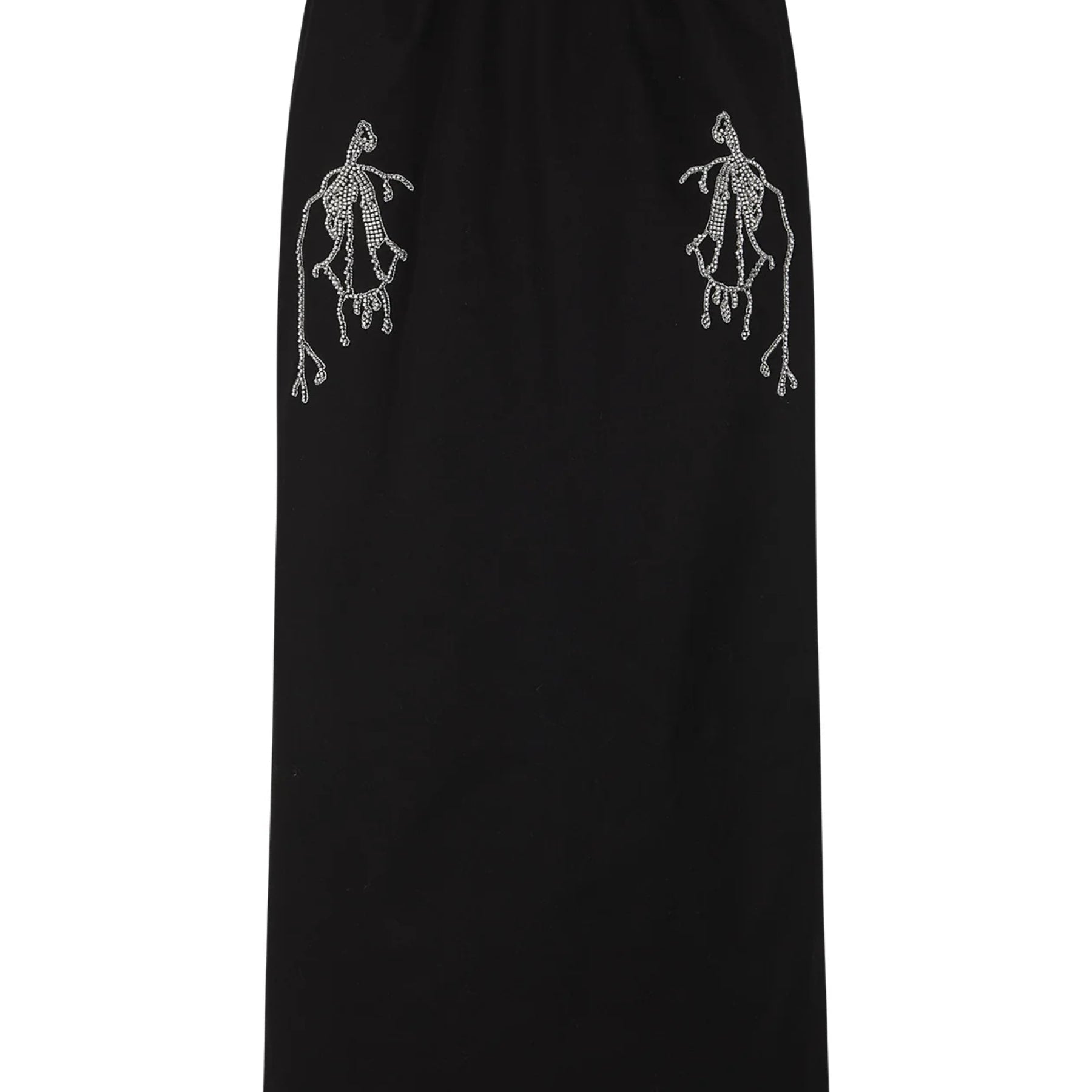 Harris Tapper | Camilla Skirt in Brushed Cotton - Black