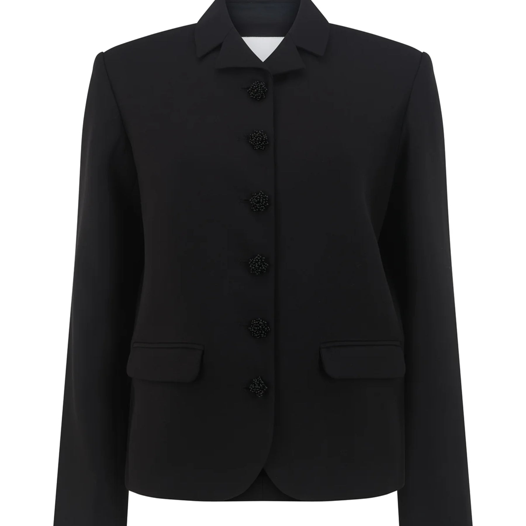 Harris Tapper | Cindy Jacket in Wool Tencel Suiting