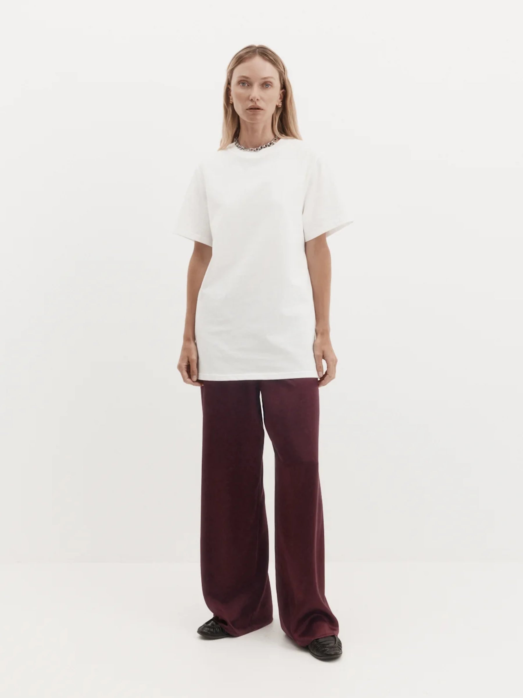 Drew T-Shirt in Brushed Cotton