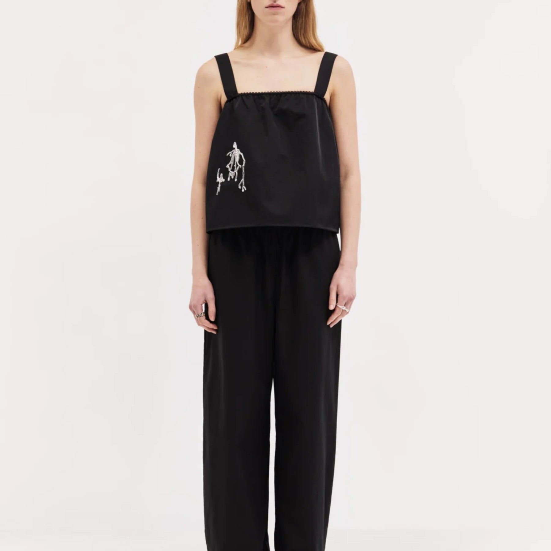 Harris Tapper | Parra Top in Laminated Nylon