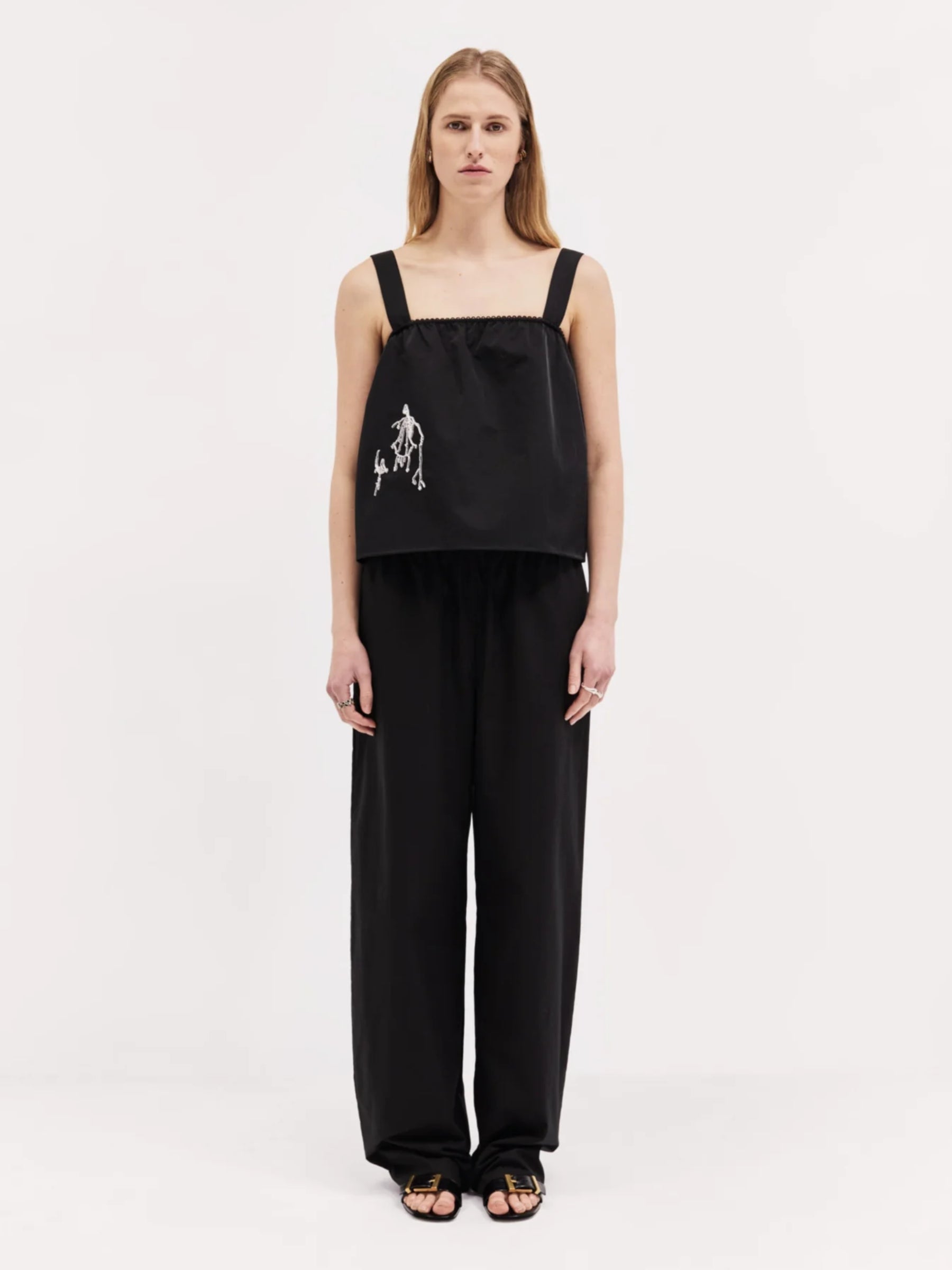 Harris Tapper | Parra Top in Laminated Nylon