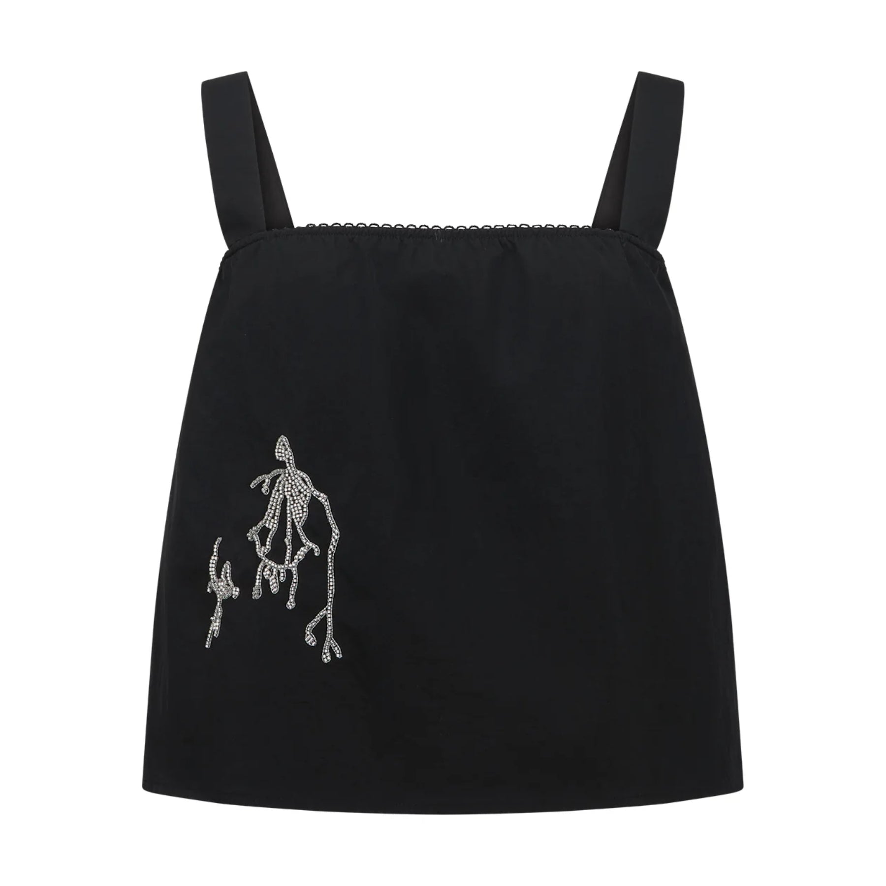 Harris Tapper | Parra Top in Laminated Nylon