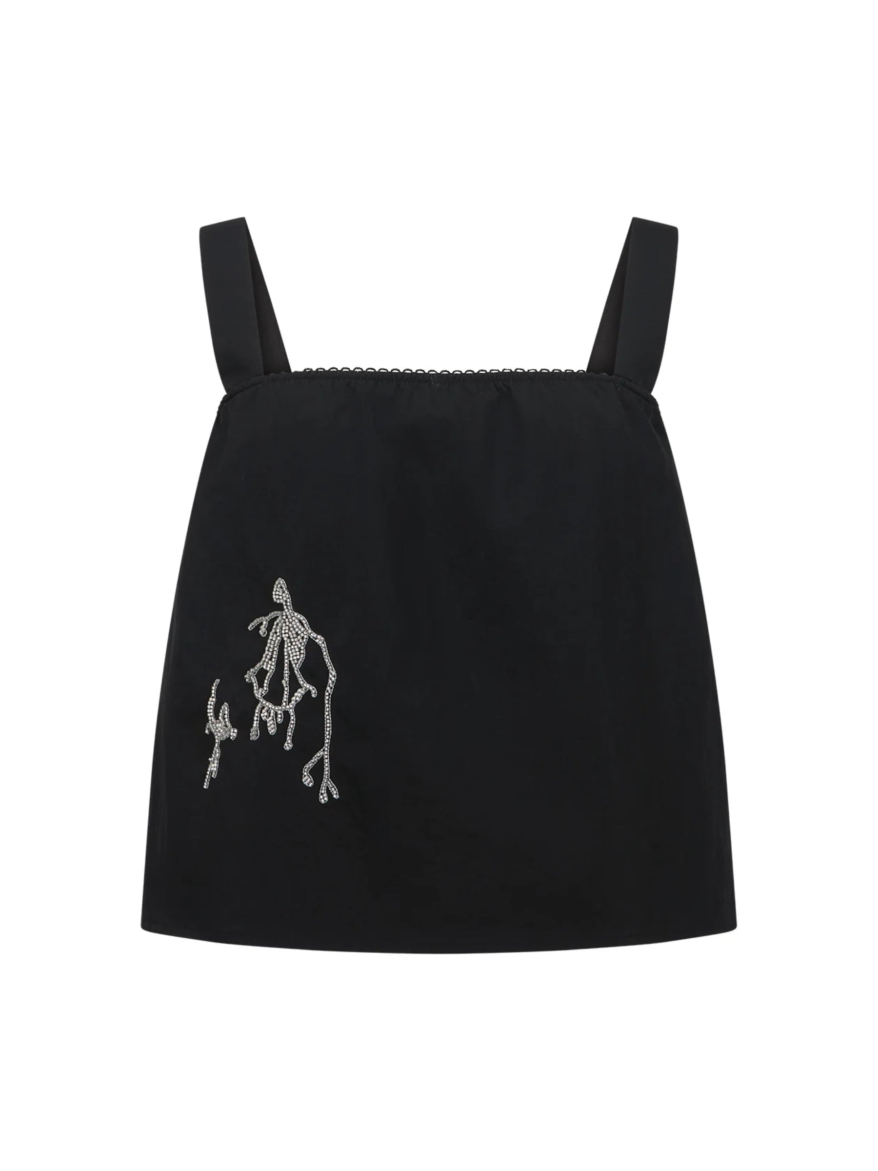 Harris Tapper | Parra Top in Laminated Nylon
