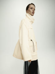 Harris Tapper Balmoral Parka in Pearl Satin
