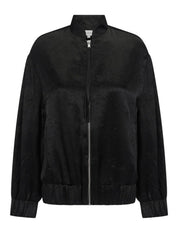 Harris Tapper Bram Jacket in black Jacquard Satin