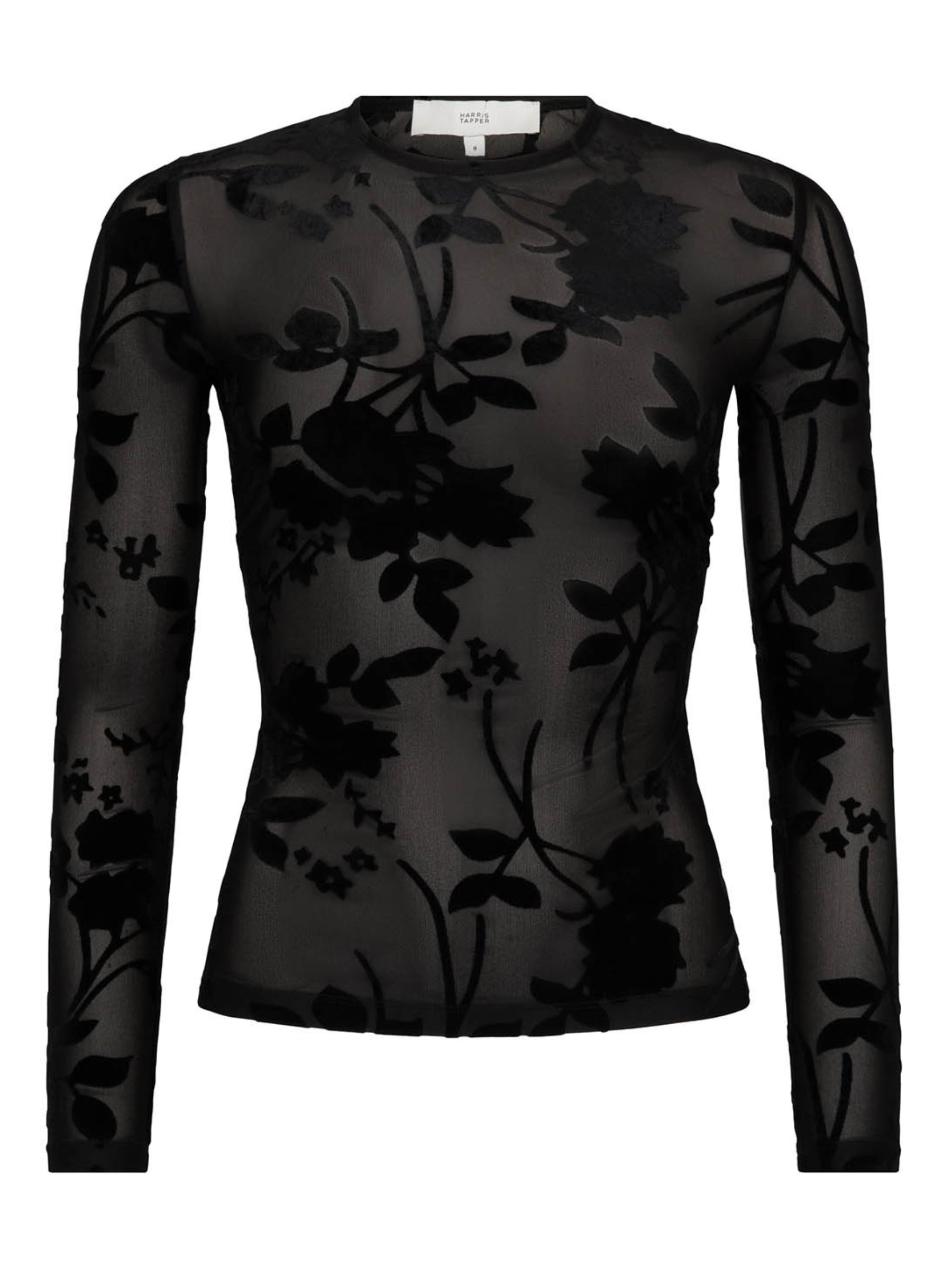 Harris Tapper Darvos Top in Back Velvet