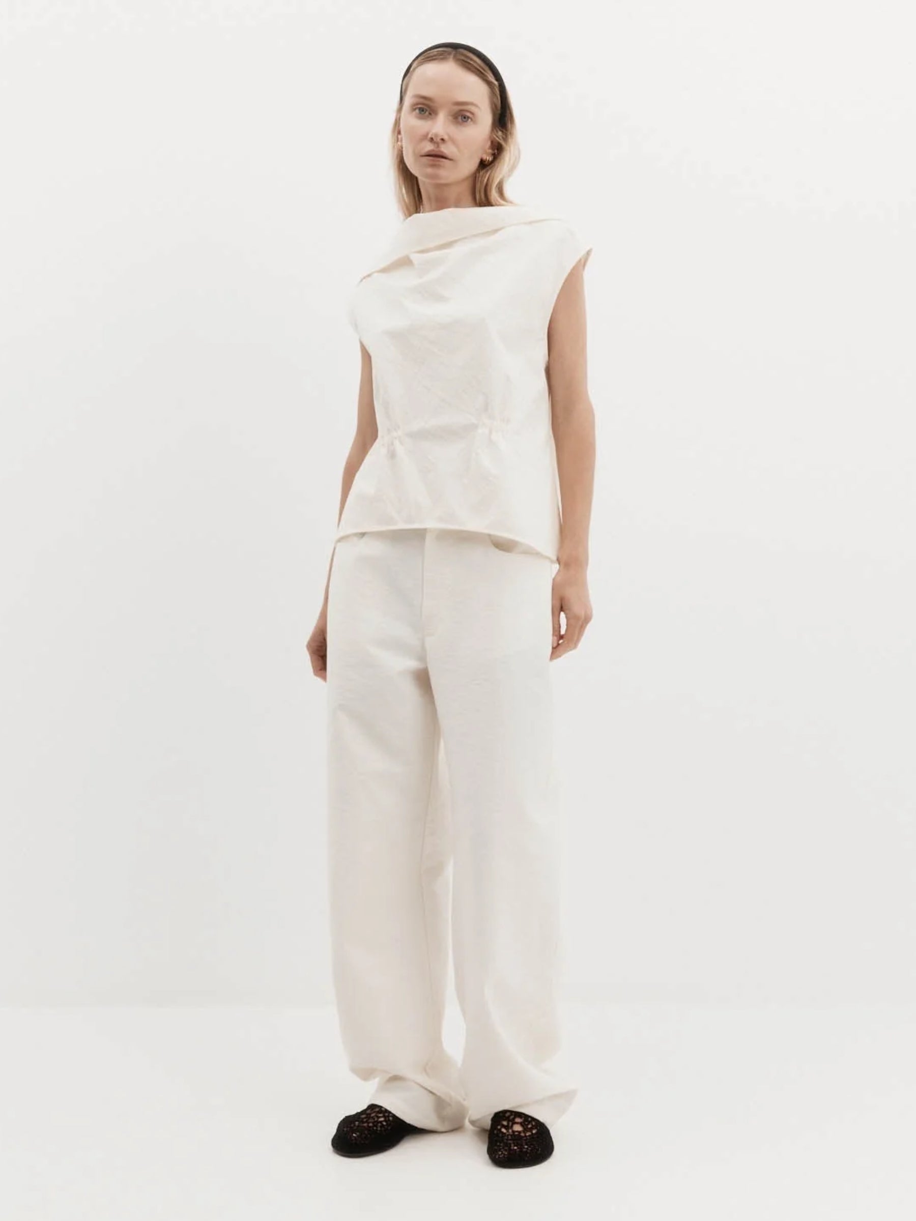 Harris Tapper Dean Trouser in Washed Cotton