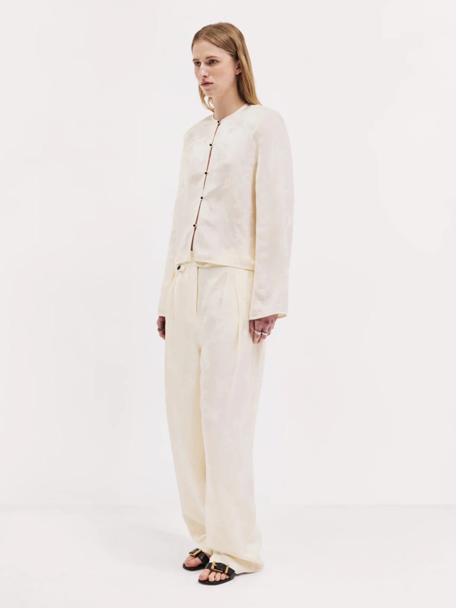 Harris Tapper | Eileen Top in Tapestry - Ivory