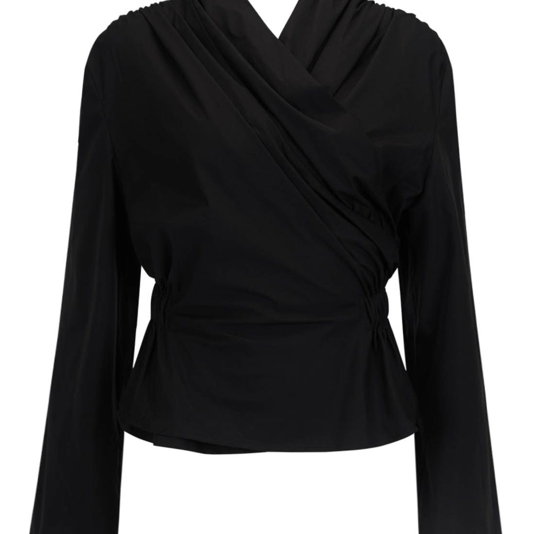 Harris Tapper Long Sleeve Chaimberlain Top in black