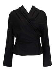 Harris Tapper Long Sleeve Chaimberlain Top in black
