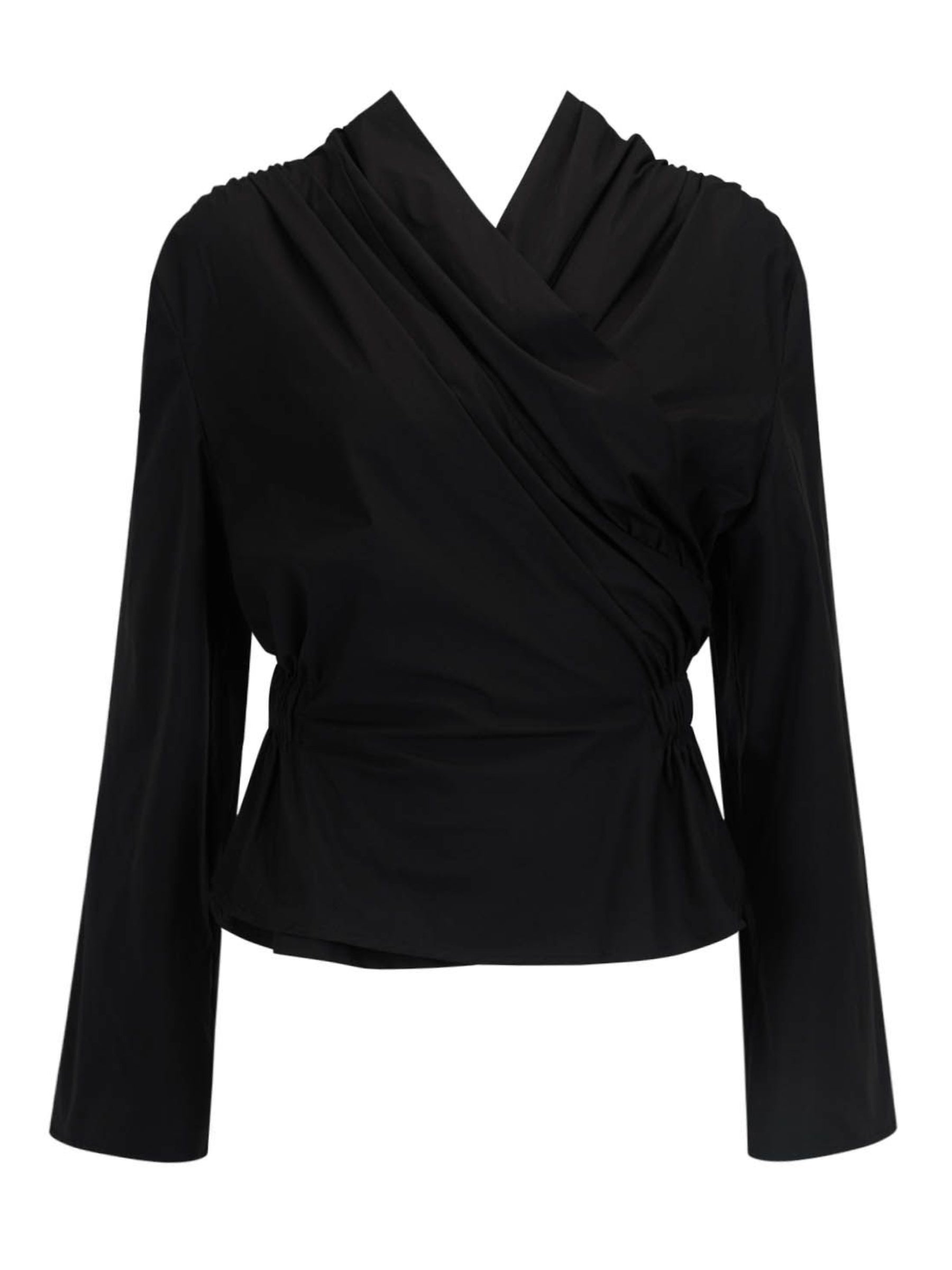 Harris Tapper Long Sleeve Chaimberlain Top in black