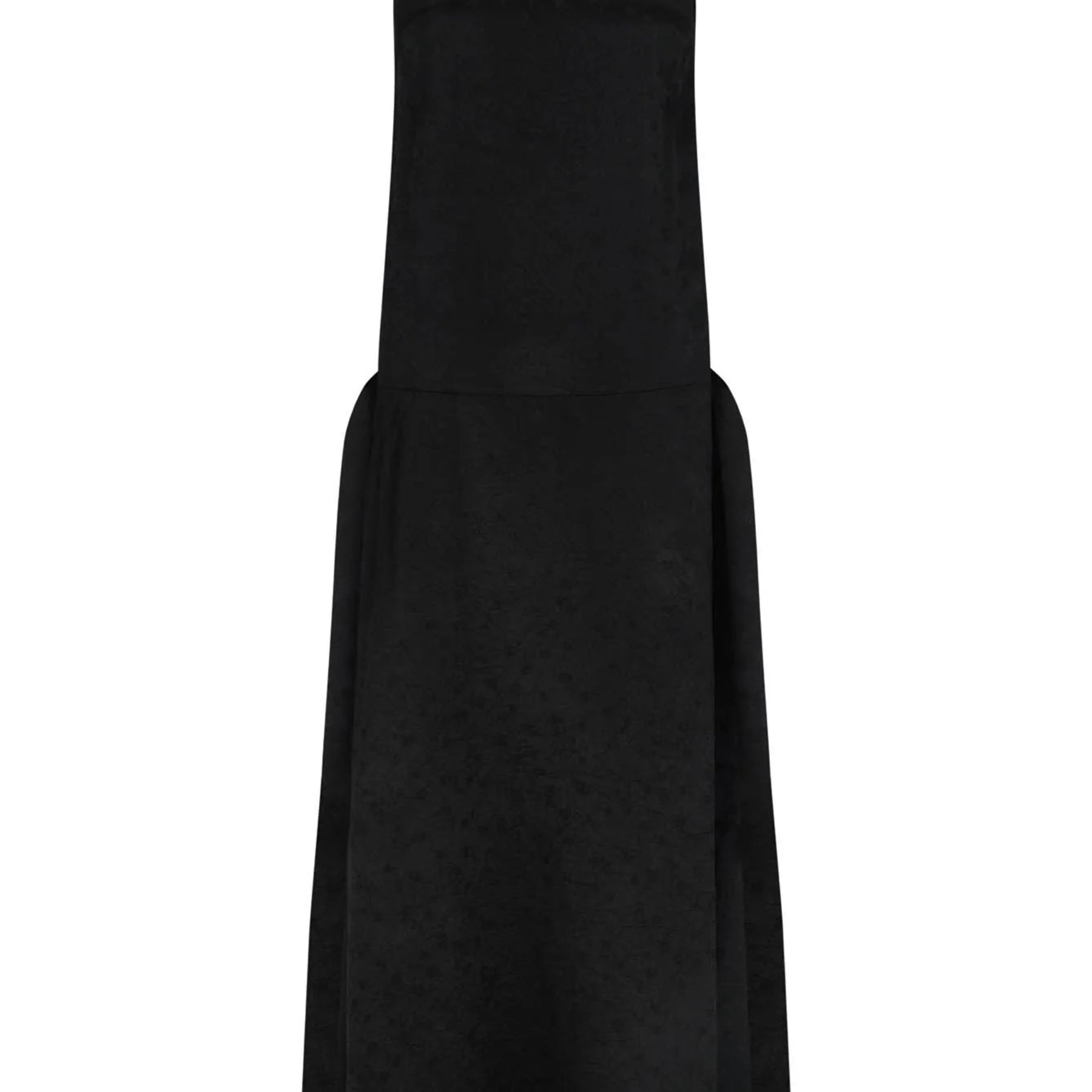 Harris Tapper Wexer Dress in Jacquard Satin in black
